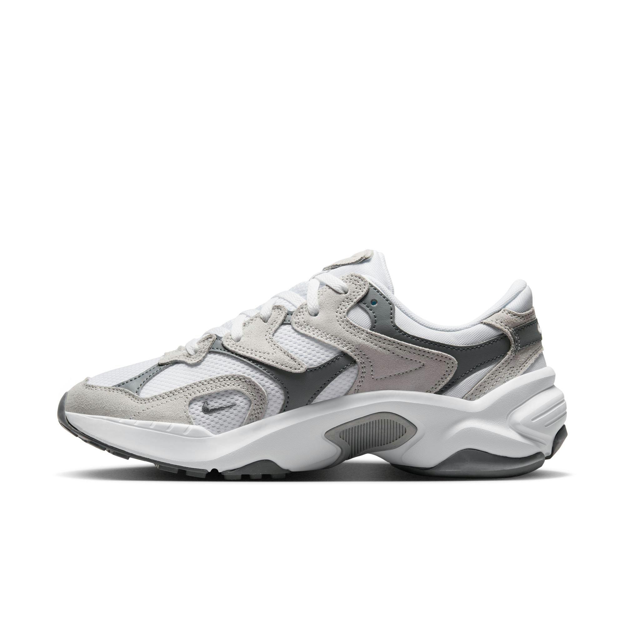 Nike AL8 "White/Metallic Silver/Smoke Grey/Black" Women's Shoe - WHITE/BLACK/SILVER Thumbnail View 4