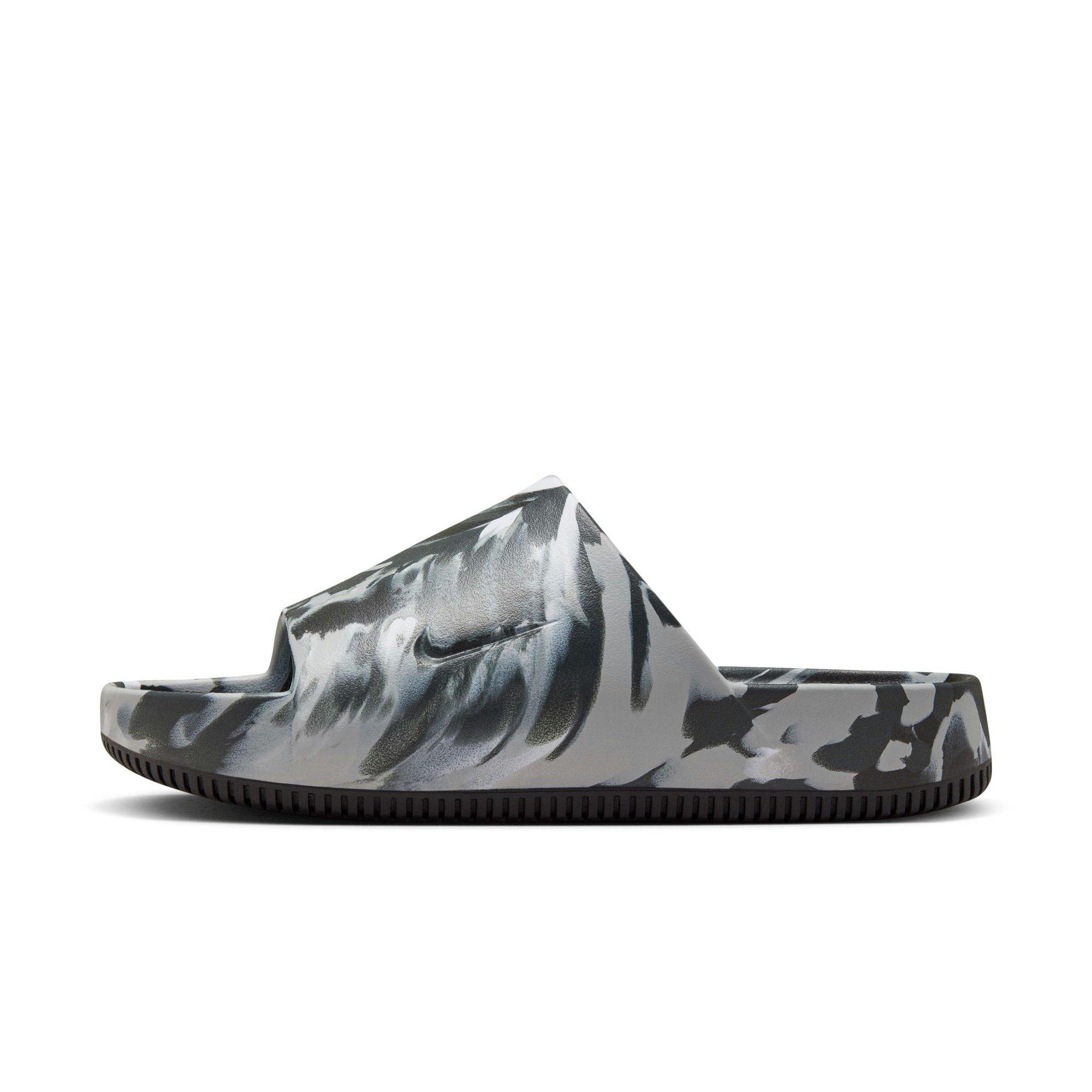 Nike Calm SE "Black/White" Men's Slide - BLACK/WHITE Thumbnail View 2