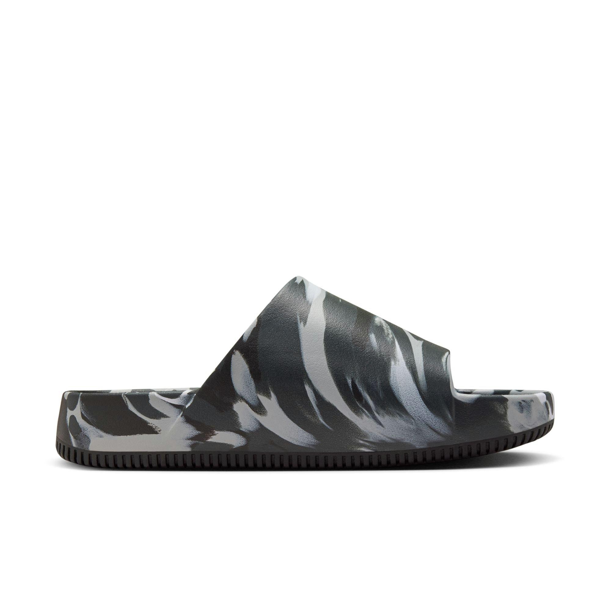 Nike Calm SE "Black/White" Men's Slide - BLACK/WHITE Thumbnail View 6