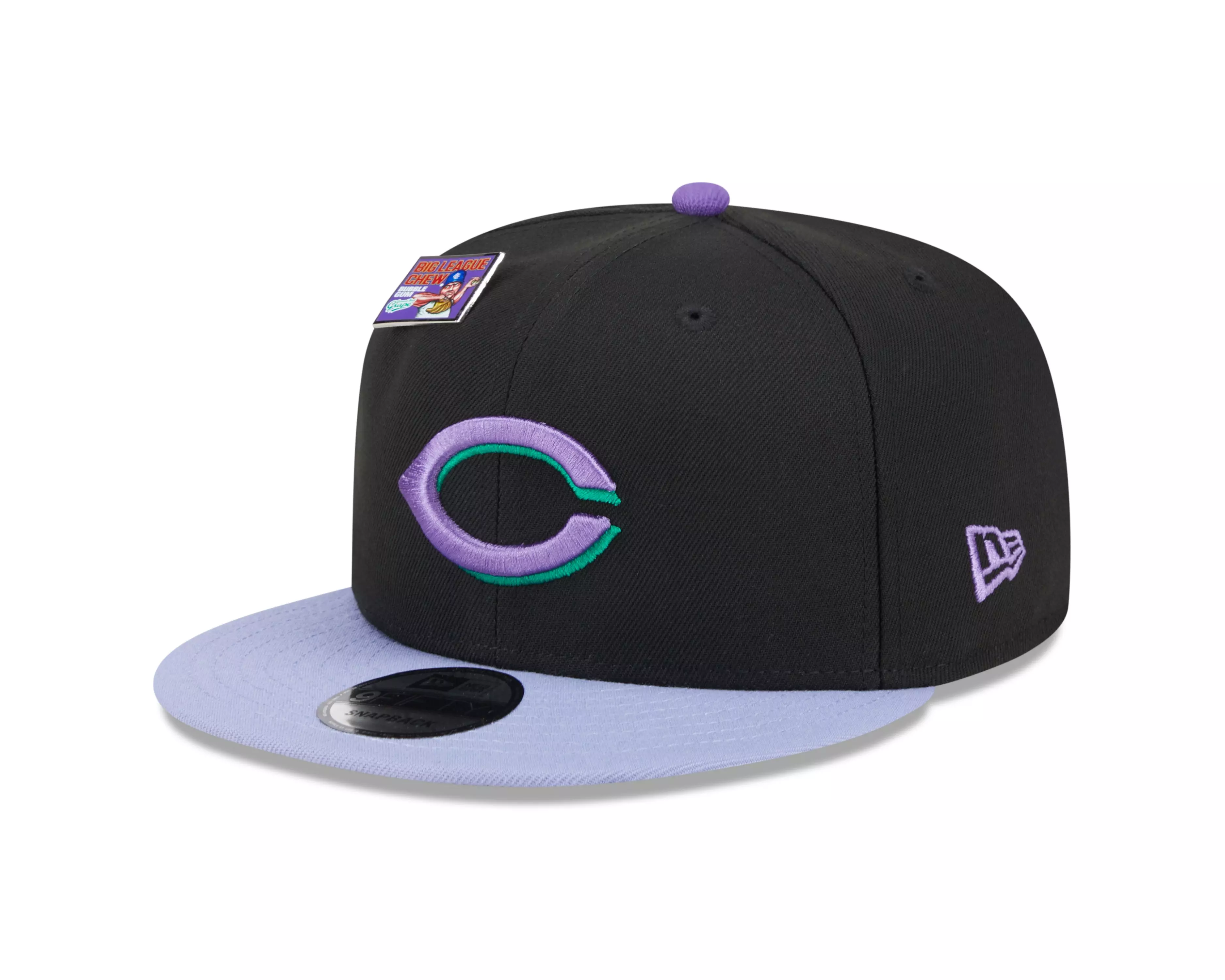 New Era Big League Chew Cincinnati Reds 9FIFTY Snapback-Black/Grey - BLACK/GREY