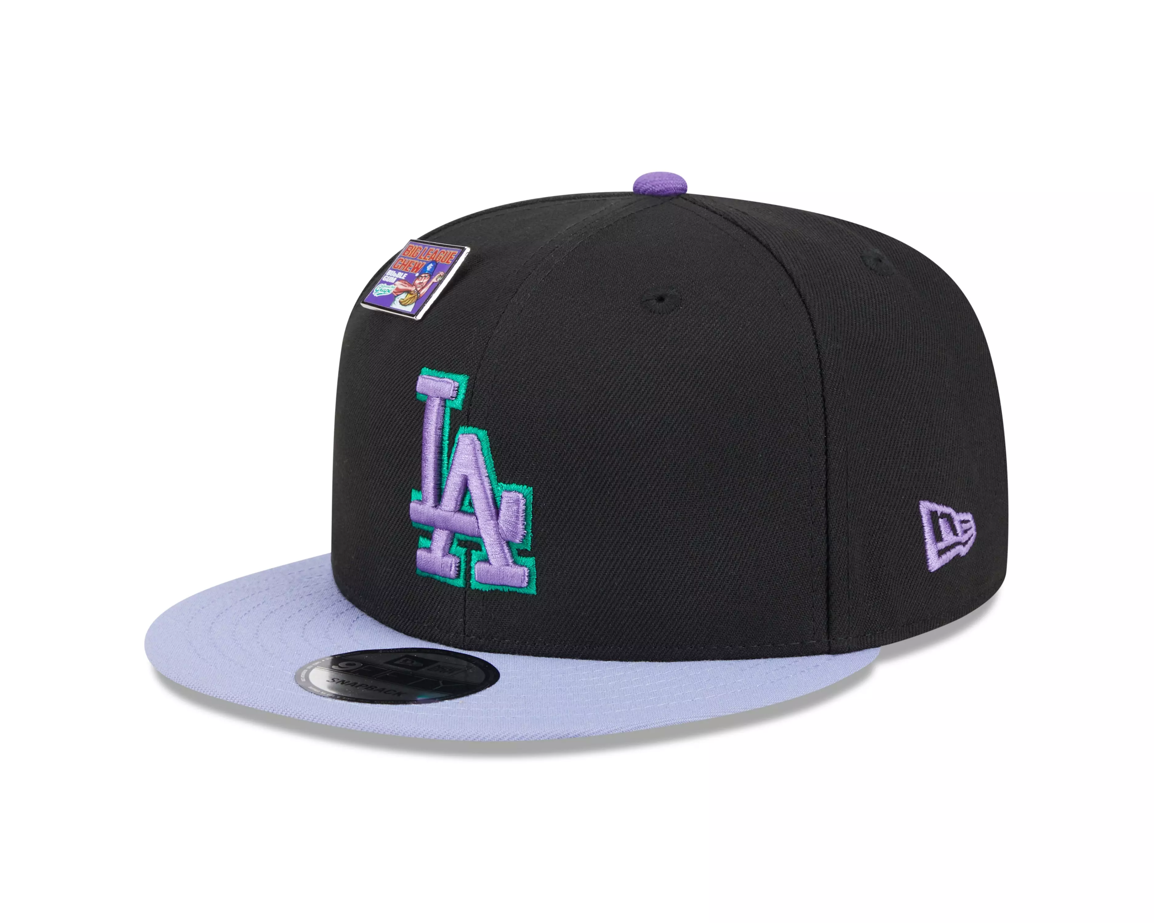 New Era Big League Chew Los Angeles Dodgers 9FIFTY Snapback-Black/Grey - BLACK/GREY