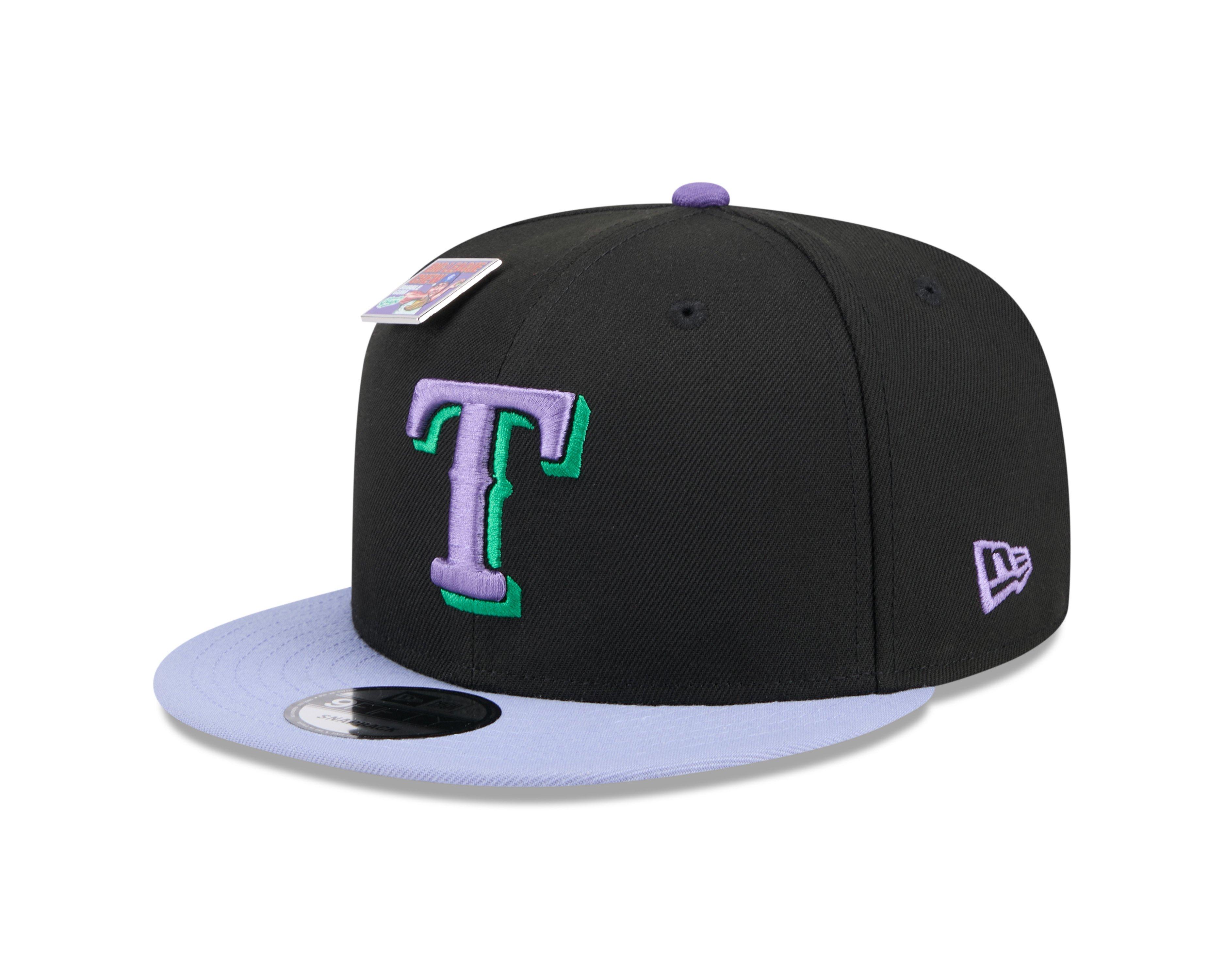 New Era Big League Chew Texas Rangers 9FIFTY Snapback-Black/Grey - BLACK/GREY