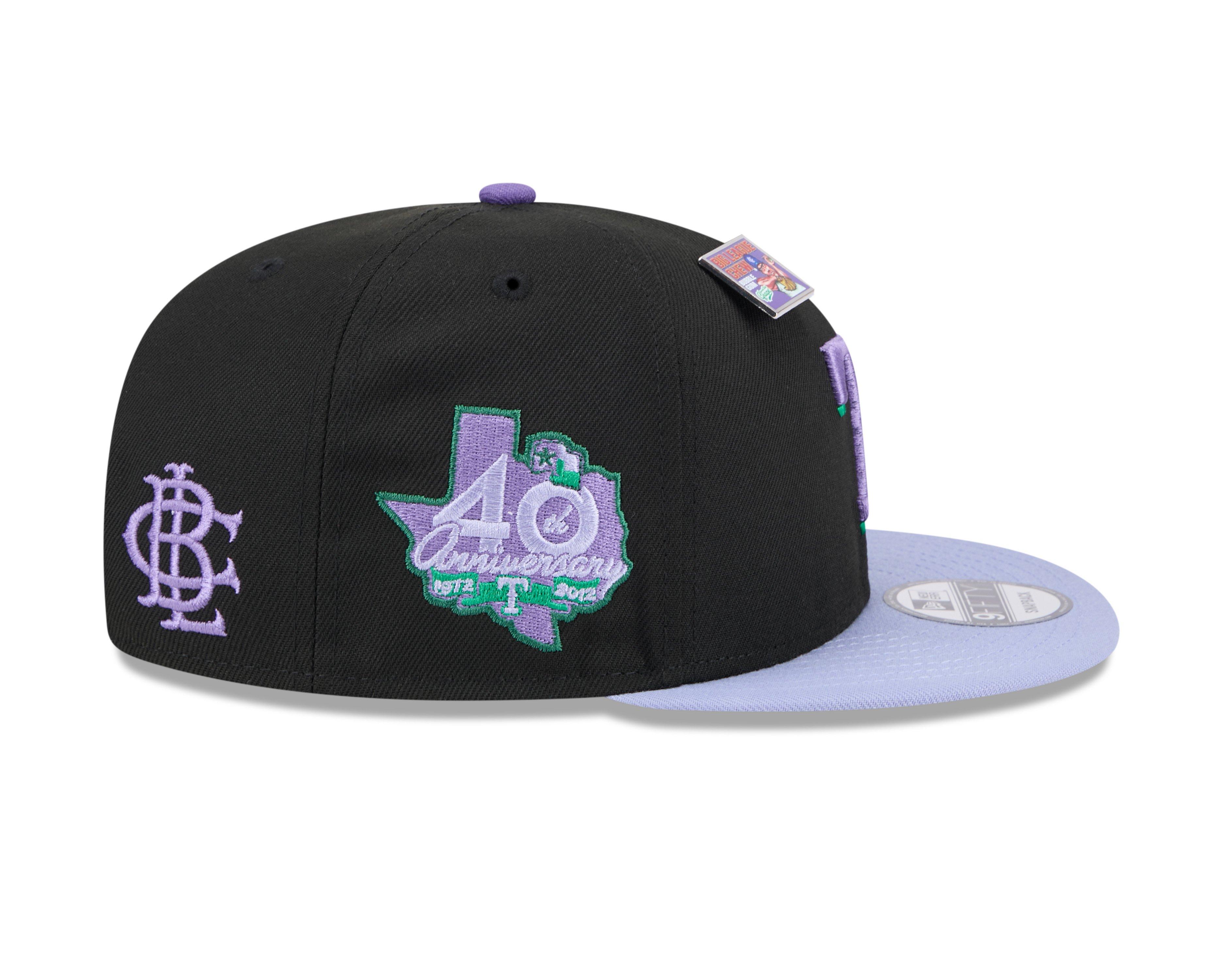 New Era Big League Chew Texas Rangers 9FIFTY Black/Grey Snapback
