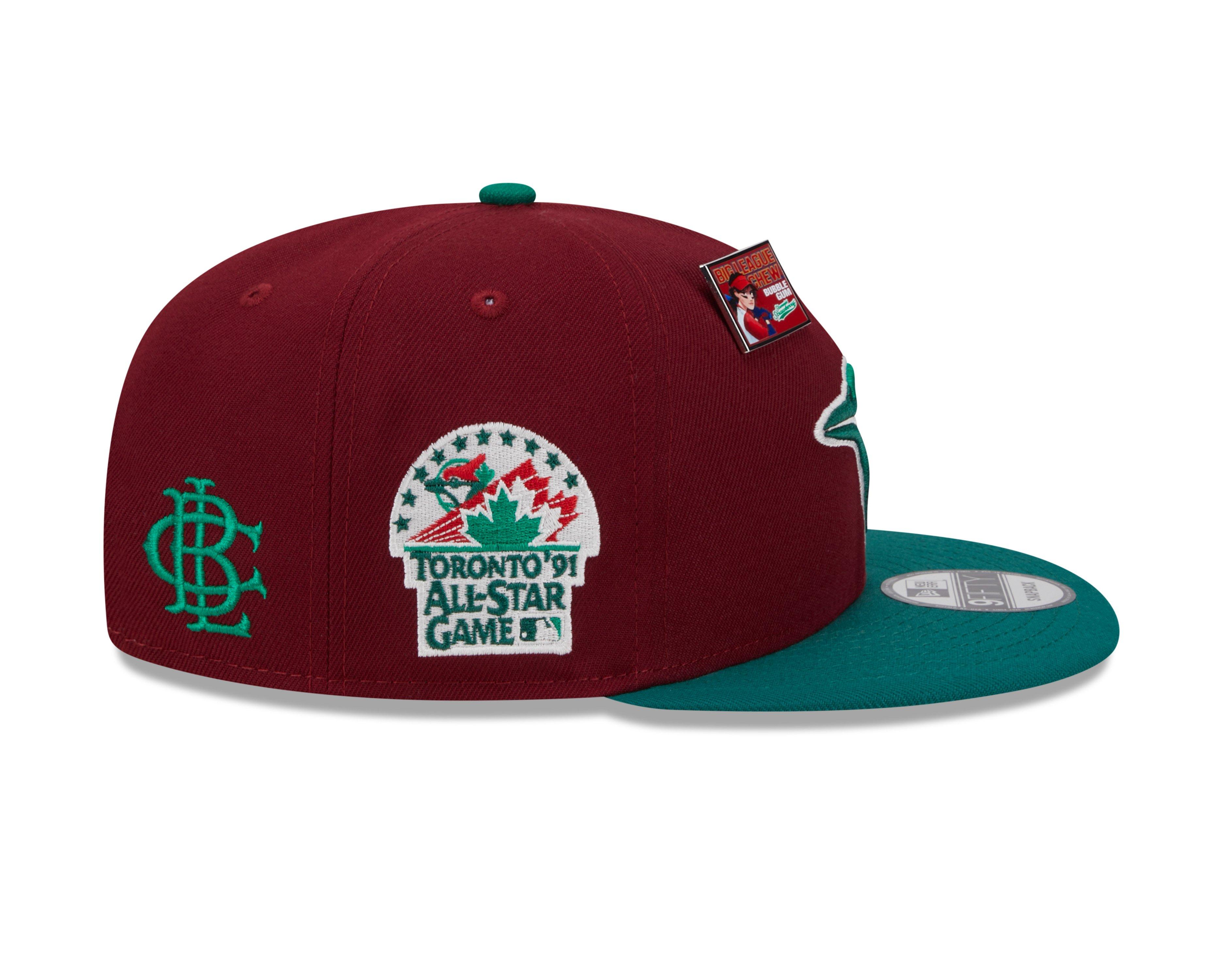 New Era Big League Chew TEAMNAME 9FIFTY Maroon/Green Snapback