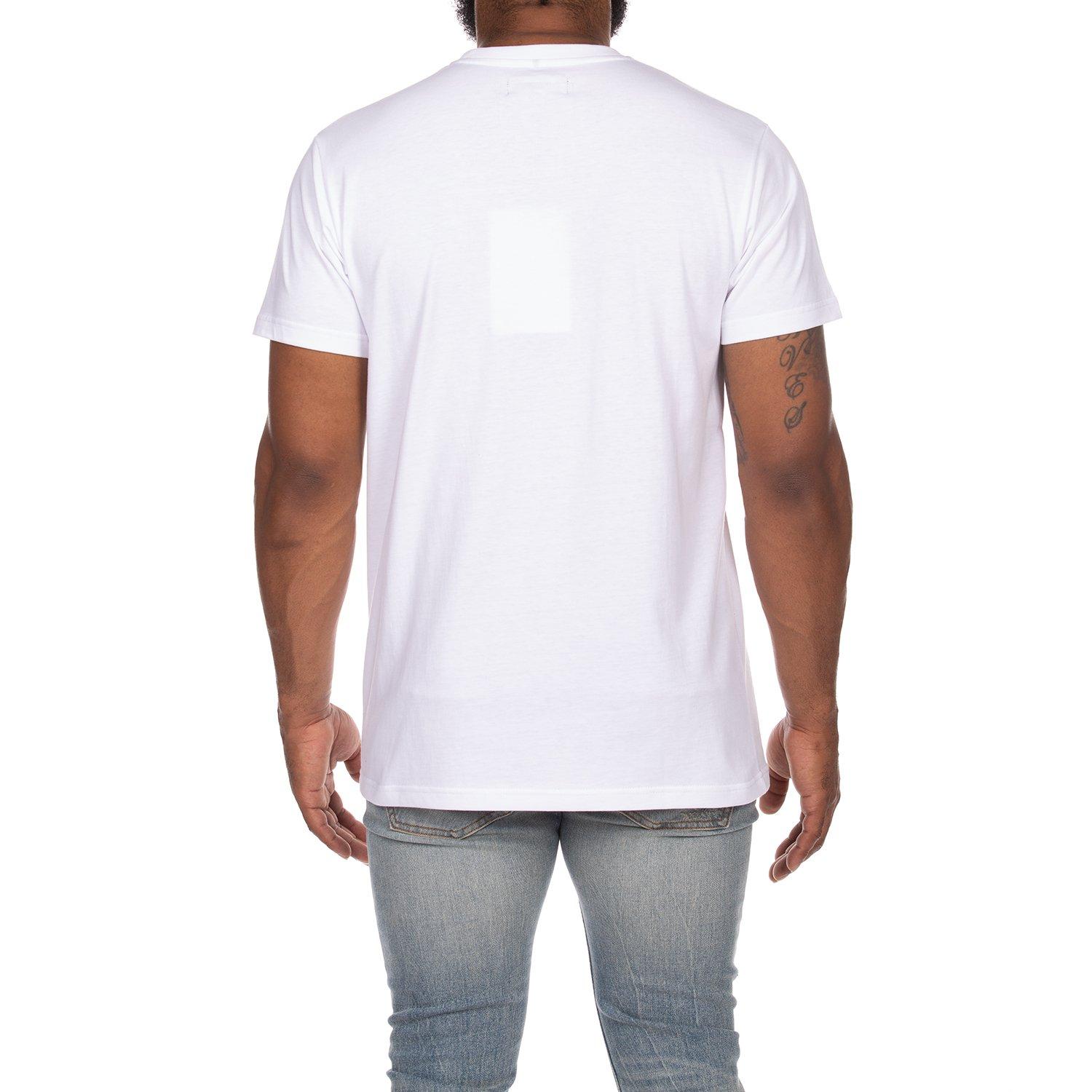 AKOO Stacked Men's White Tee