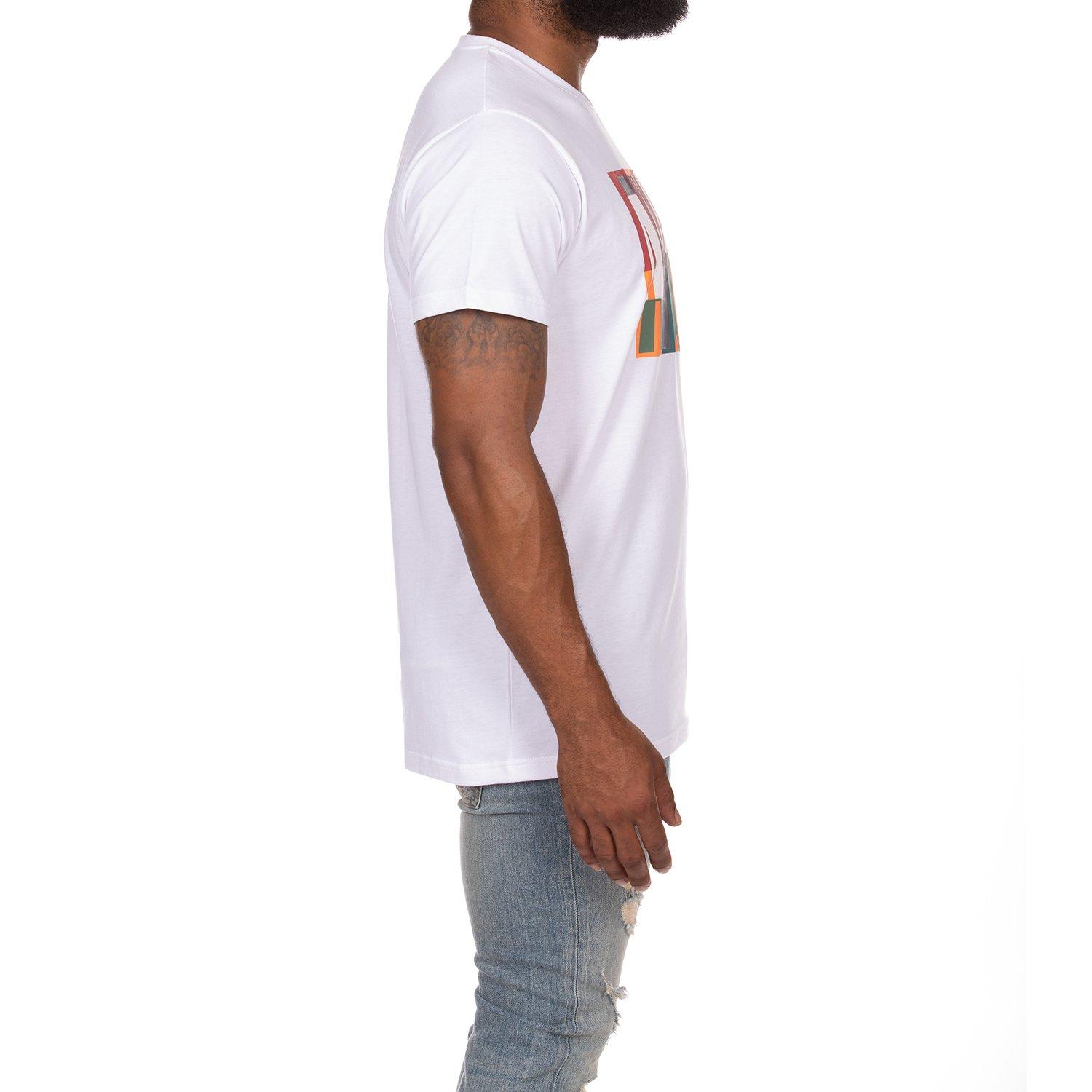 AKOO Stacked Men's White Tee