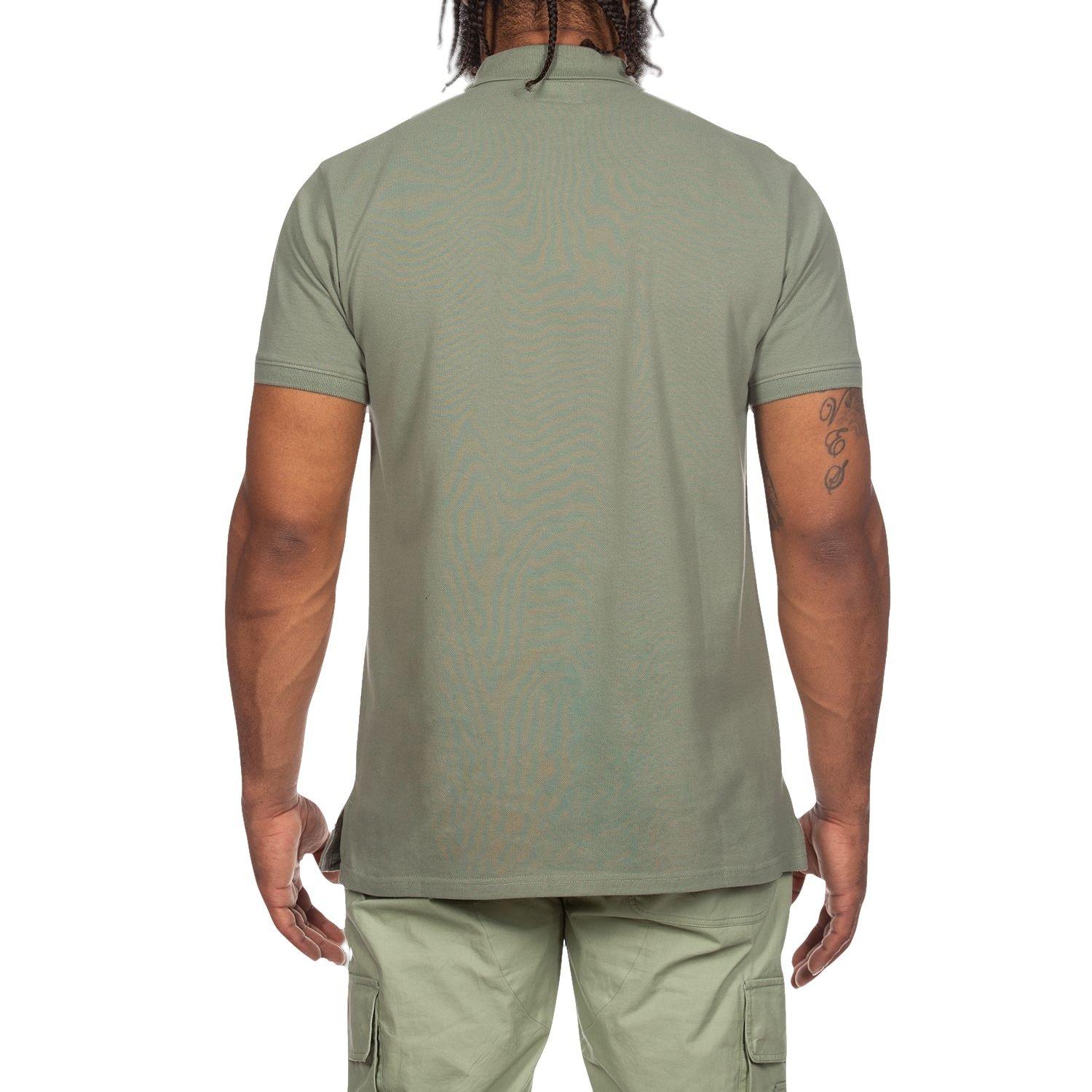Hustle Gang Men's Spirit Polo - Green - GREEN Thumbnail View 2