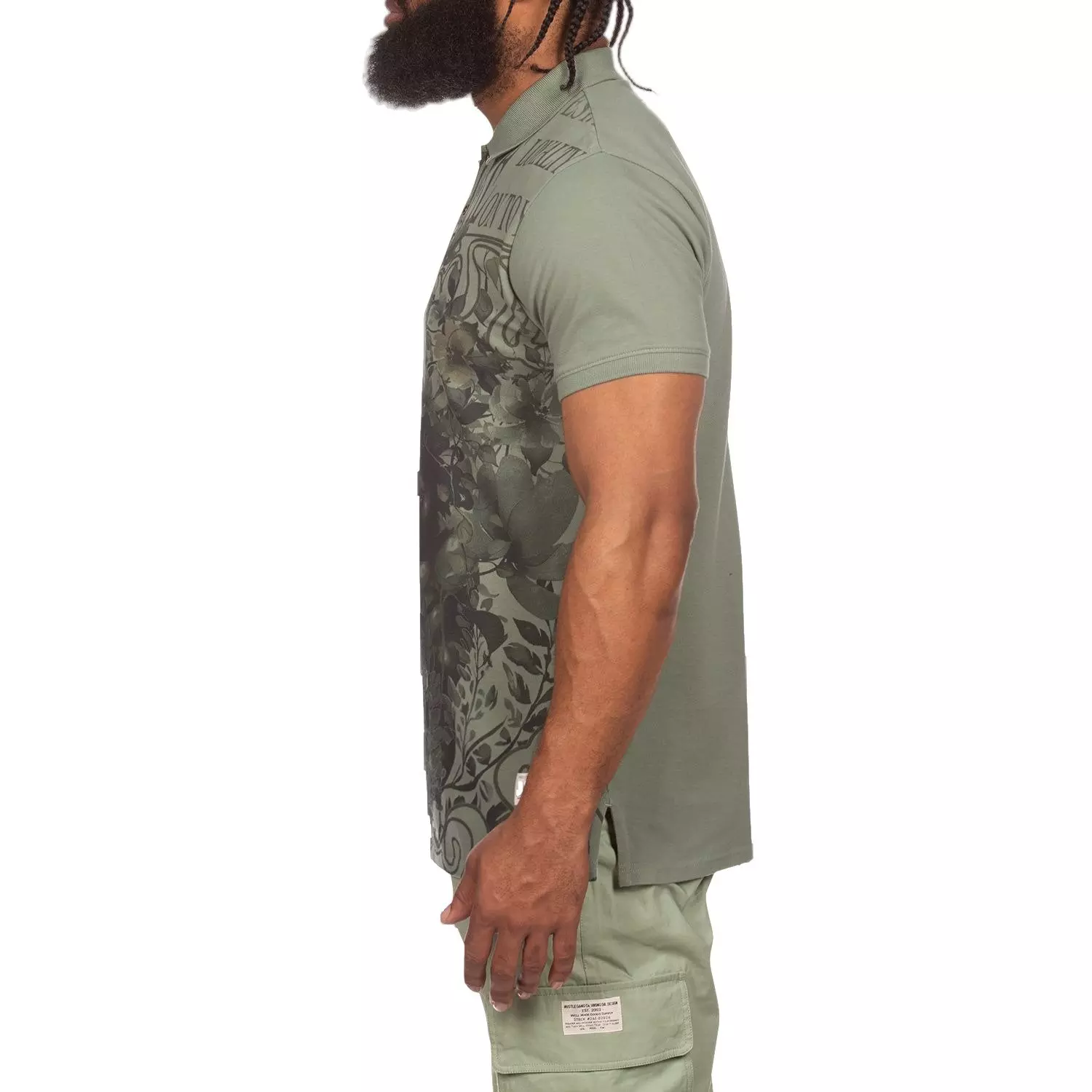 Hustle Gang Men's Spirit Polo - Green - GREEN