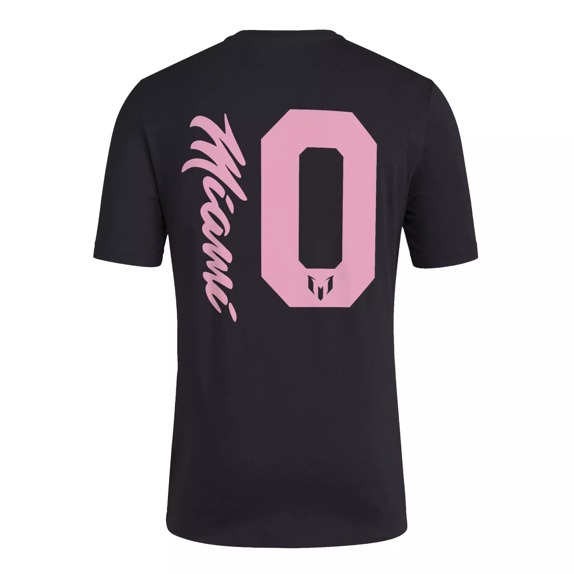 adidas Men's L. Messi Inter Miami FC Unveil Short Sleeve Top-Black - BLACK/PINK
