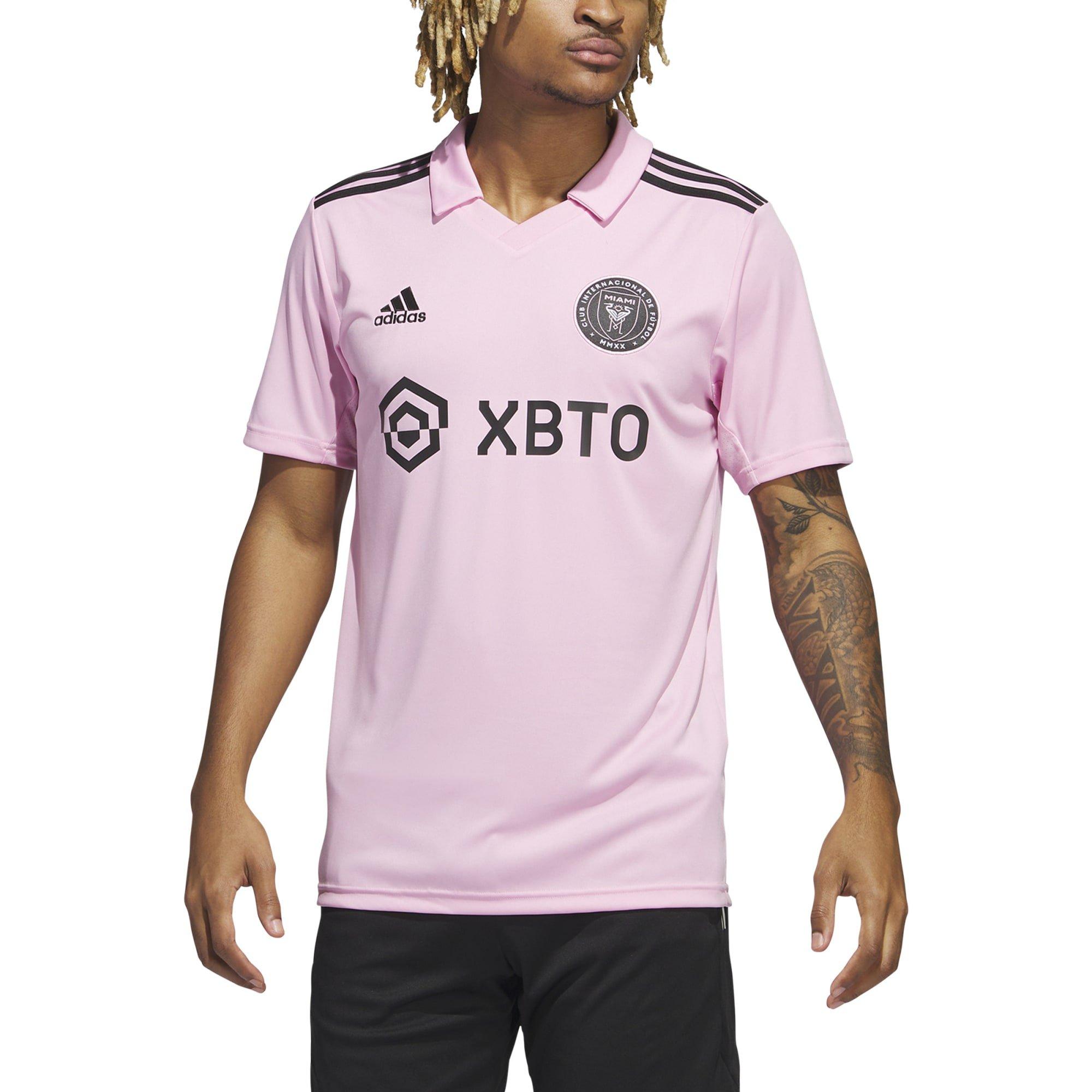 adidas Men's Inter Miami CF 22/23 Messi 10 Home Jersey - PINK Thumbnail View 1