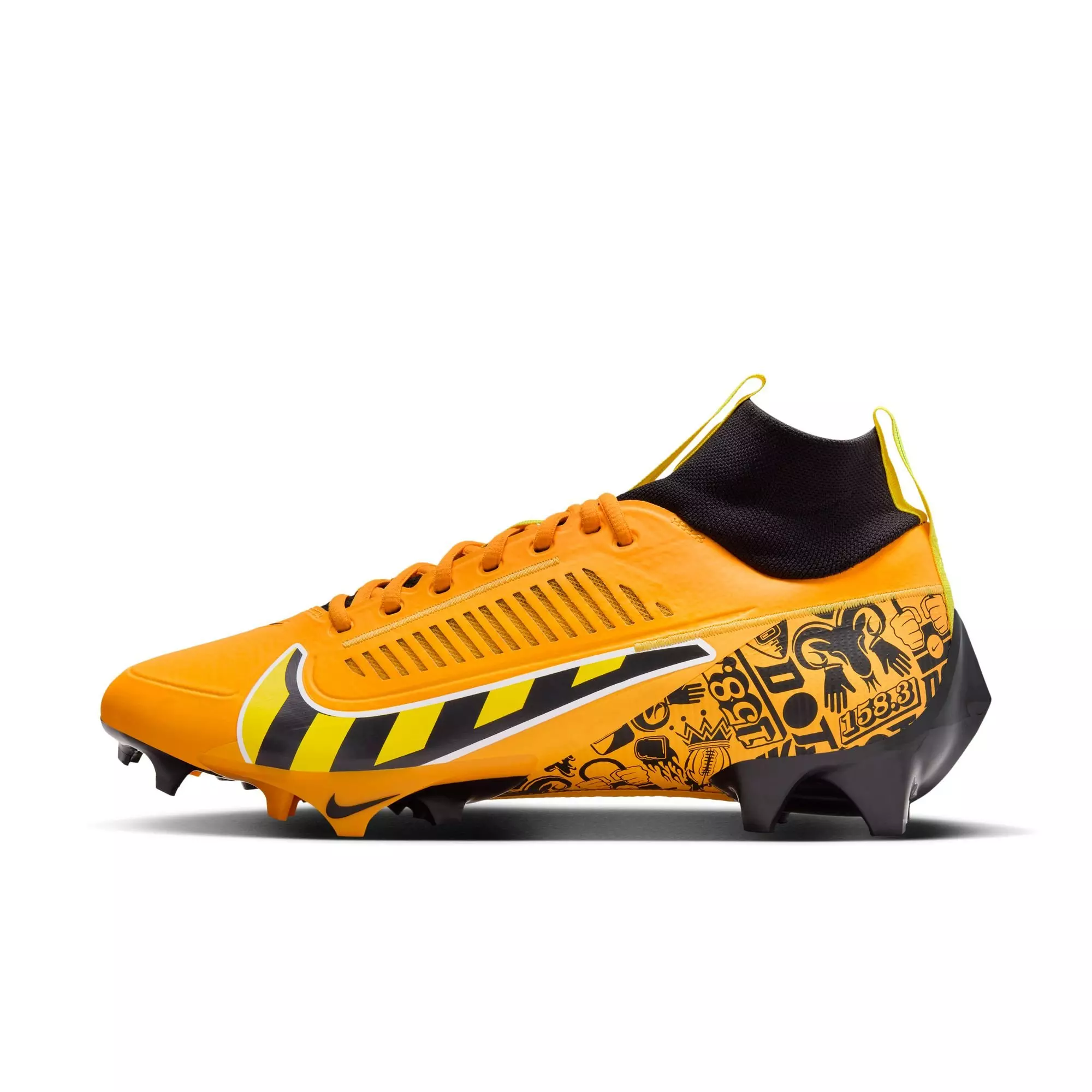 Nike Vapor Edge Pro 360 2 NRG "Laser Orange" Men's Football Cleat - YELLOW/BLACK