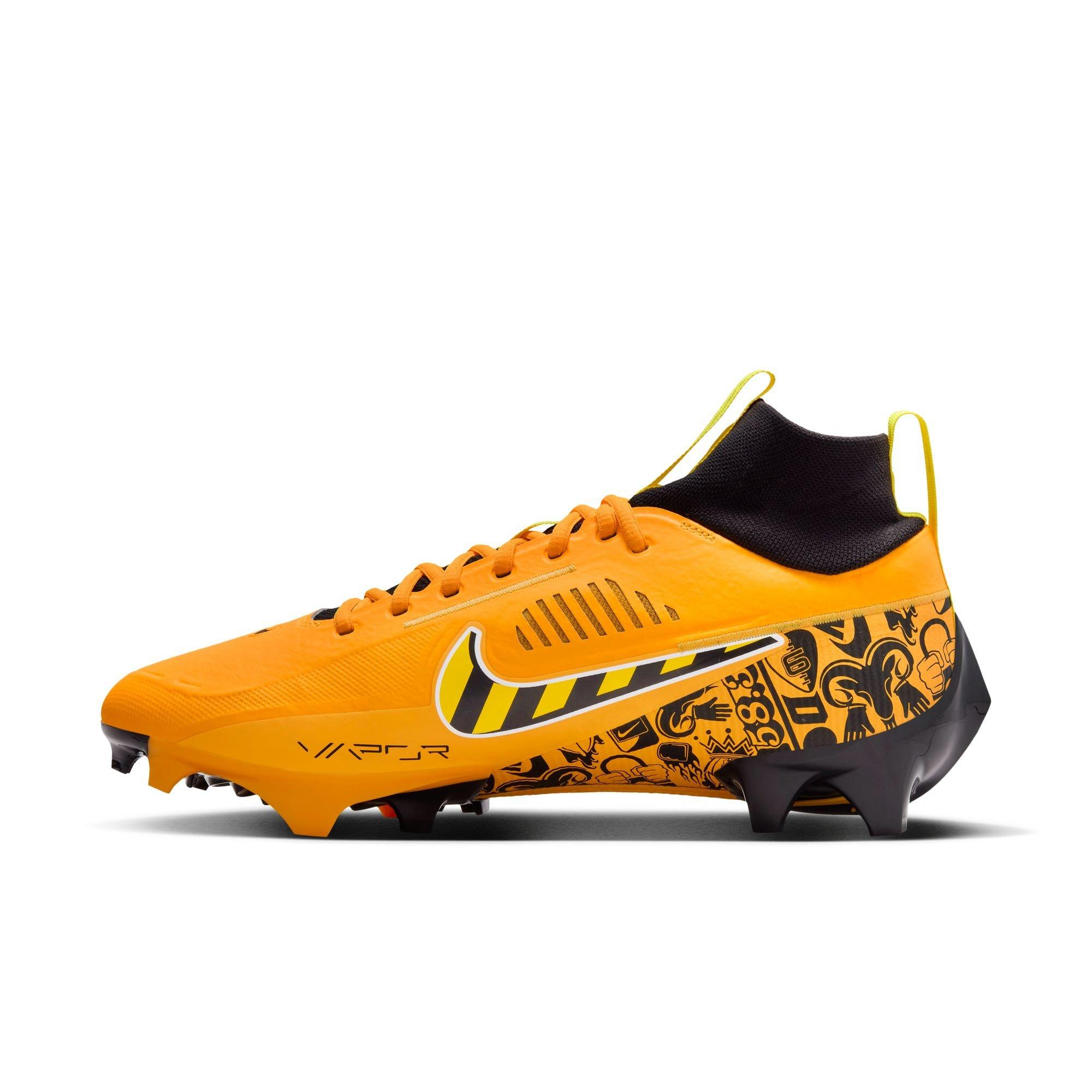 Nike Vapor Edge Pro 360 2 NRG "Laser Orange" Men's Football Cleat - YELLOW/BLACK Thumbnail View 8