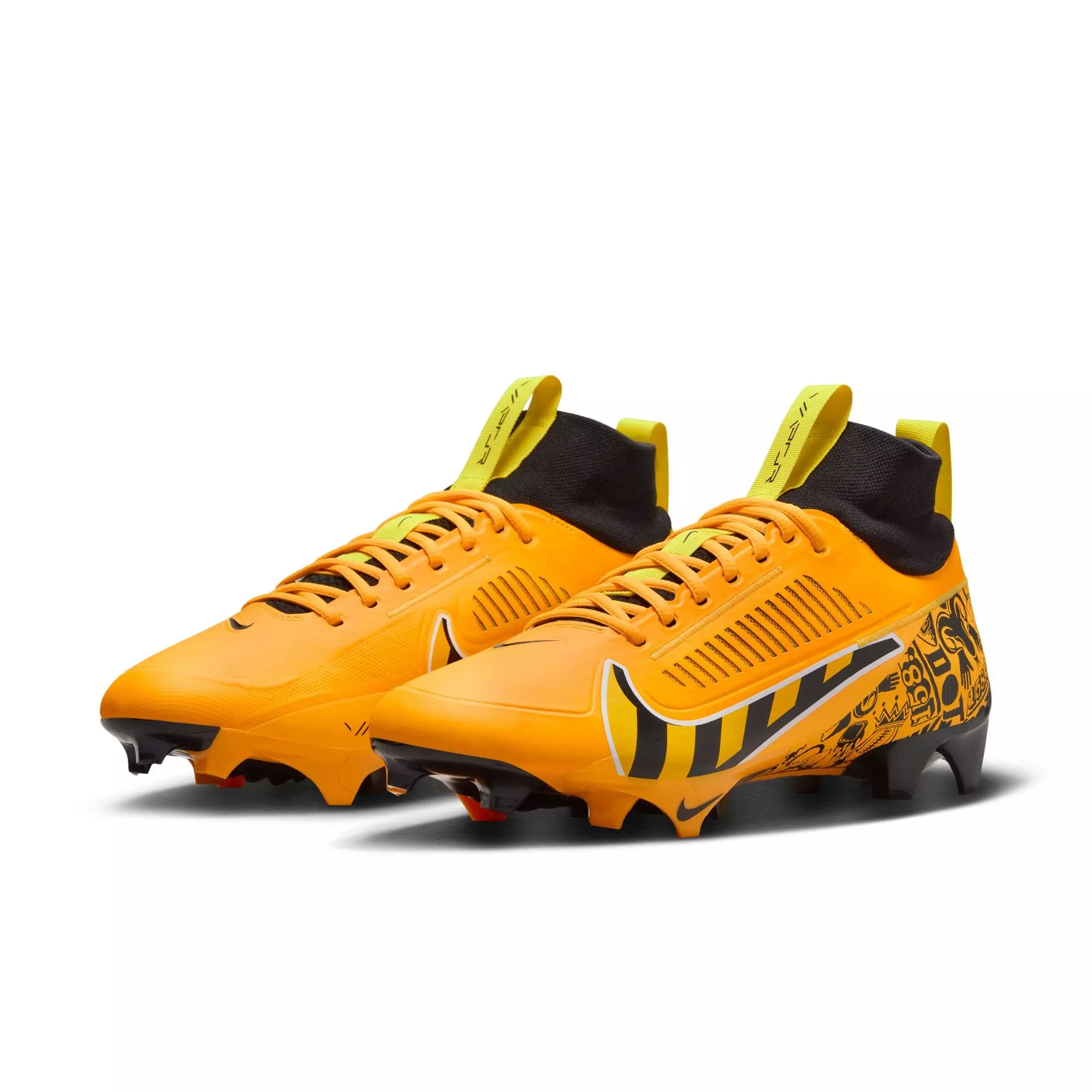 Nike Vapor Edge Pro 360 2 NRG "Laser Orange" Men's Football Cleat - YELLOW/BLACK