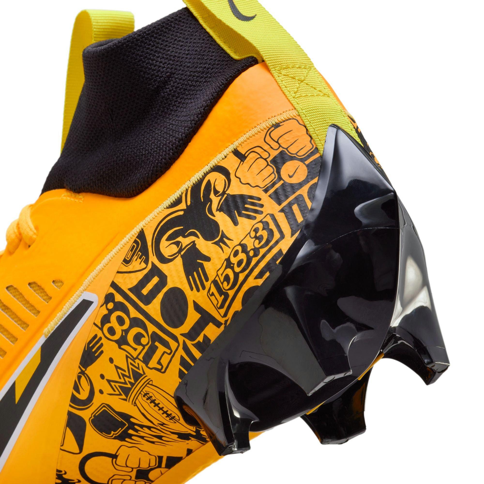 Nike Vapor Edge Pro 360 2 NRG "Laser Orange" Men's Football Cleat - YELLOW/BLACK Thumbnail View 6