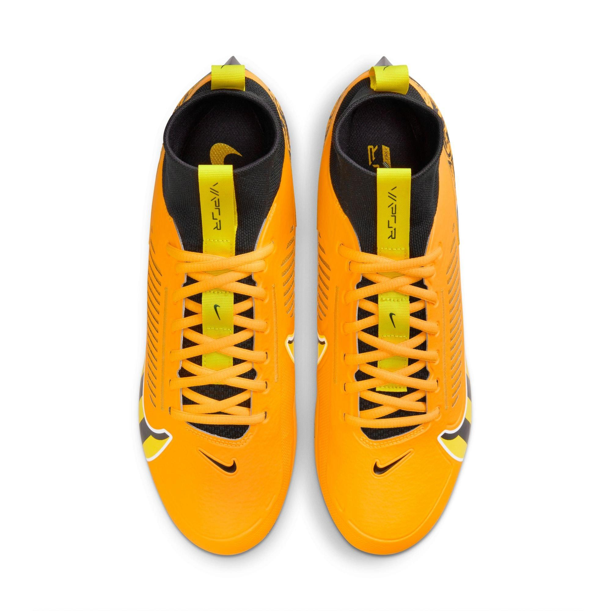 Nike Vapor Edge Pro 360 2 NRG "Laser Orange" Men's Football Cleat - YELLOW/BLACK Thumbnail View 10