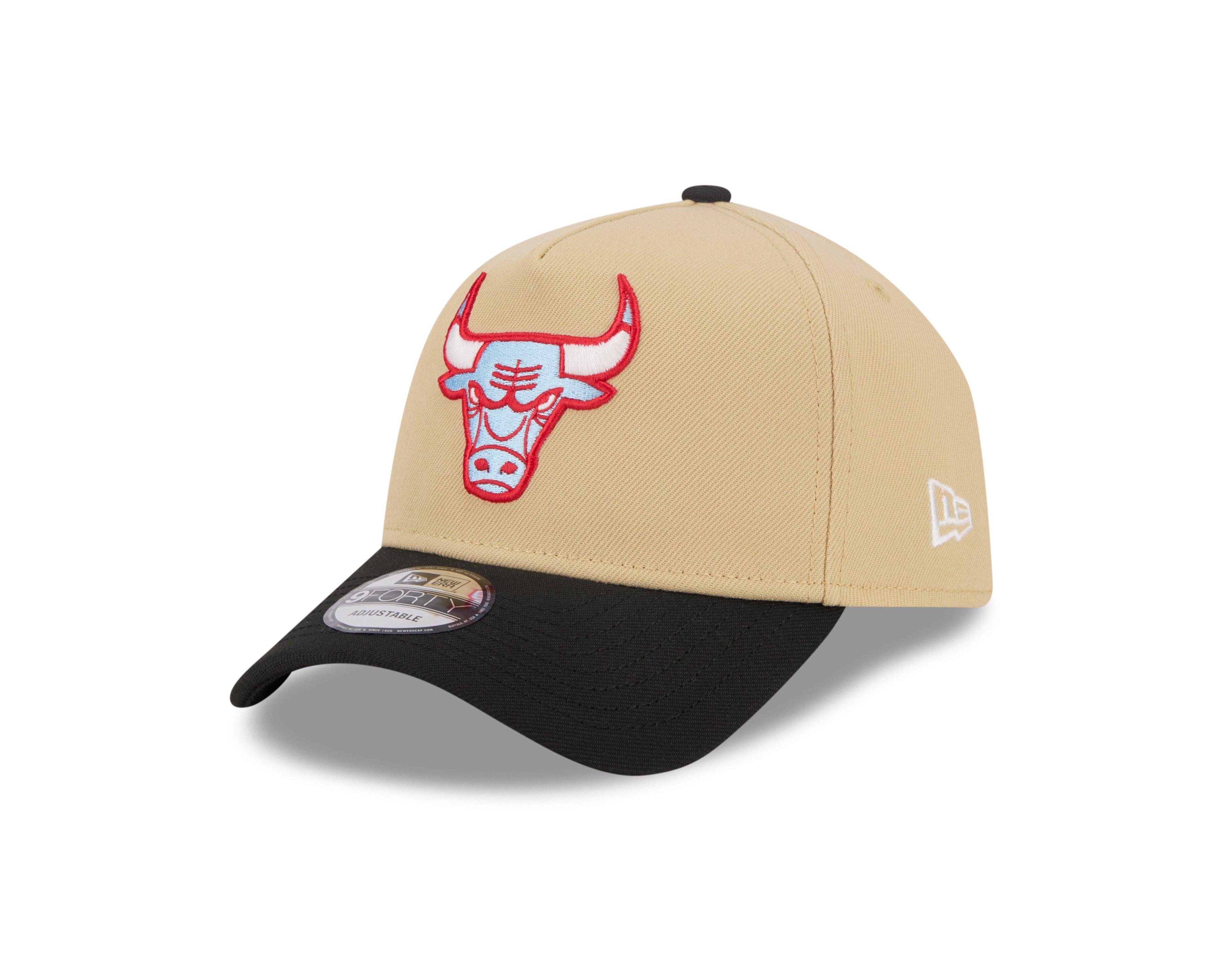 New Era Chicago Bulls 9FORTY A-Frame '24 Side Patch Snapback-Cream - CREAM