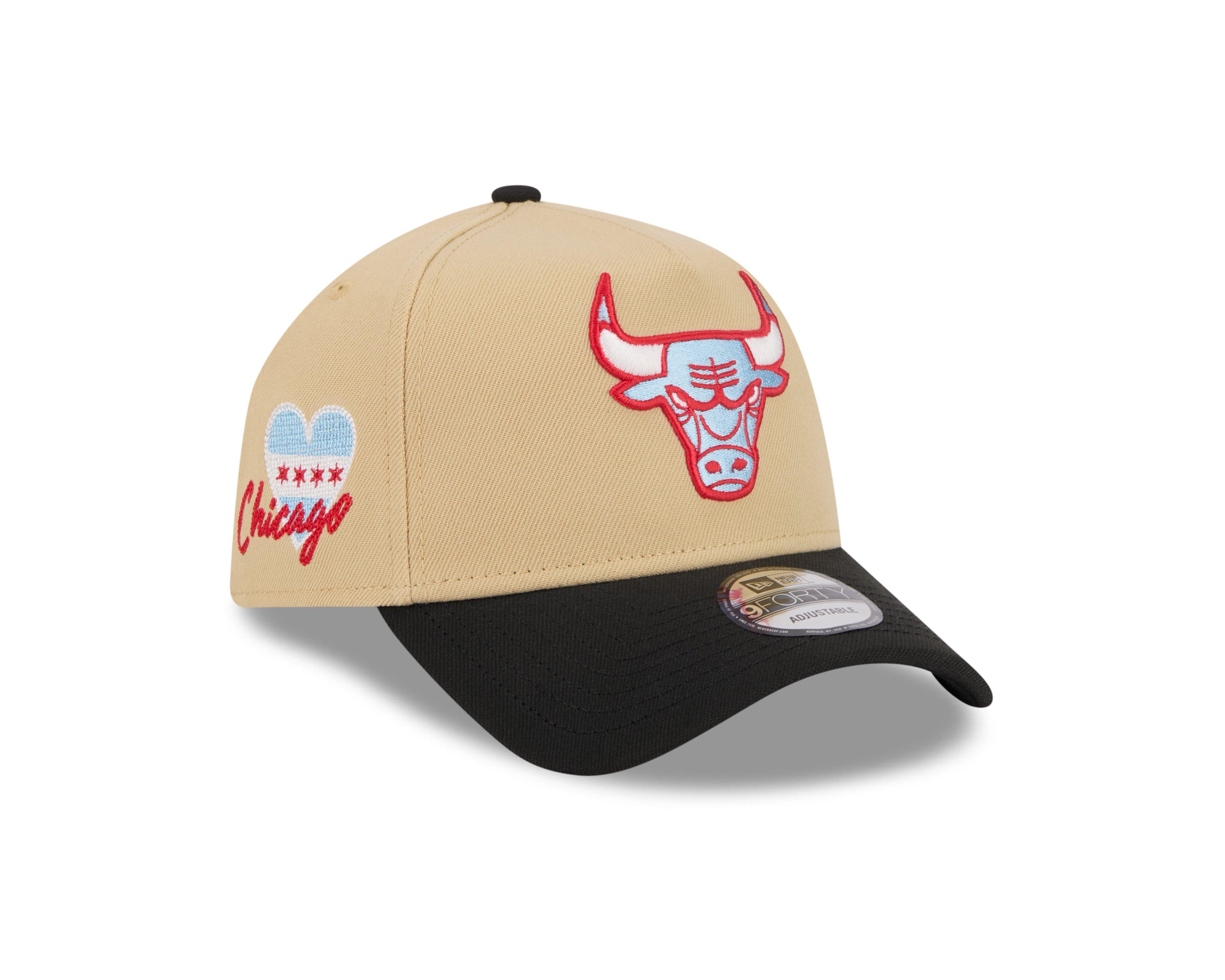 New Era Chicago Bulls 9FORTY A-Frame '24 Side Patch Cream Snapback