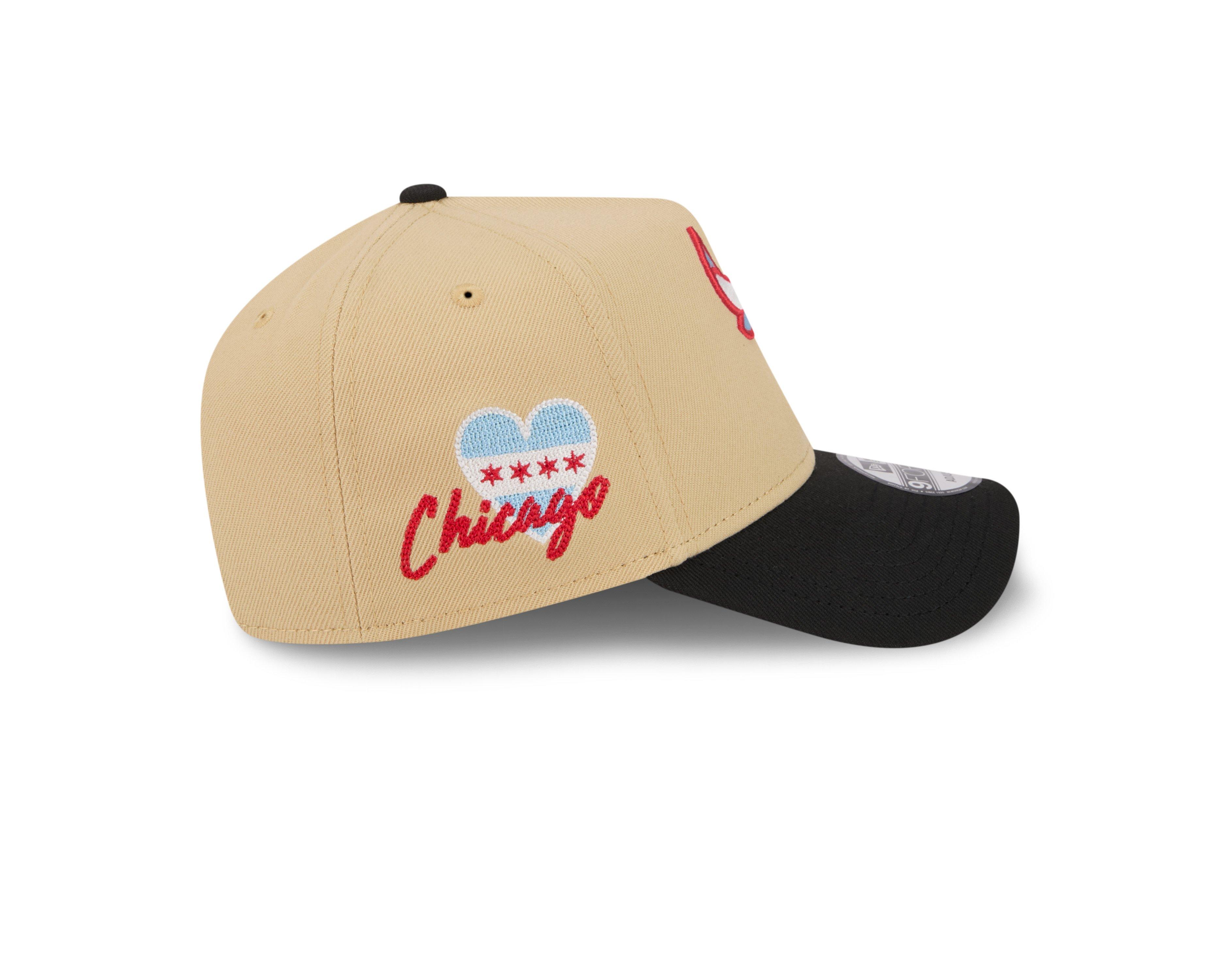 New Era Chicago Bulls 9FORTY A-Frame '24 Side Patch Cream Snapback