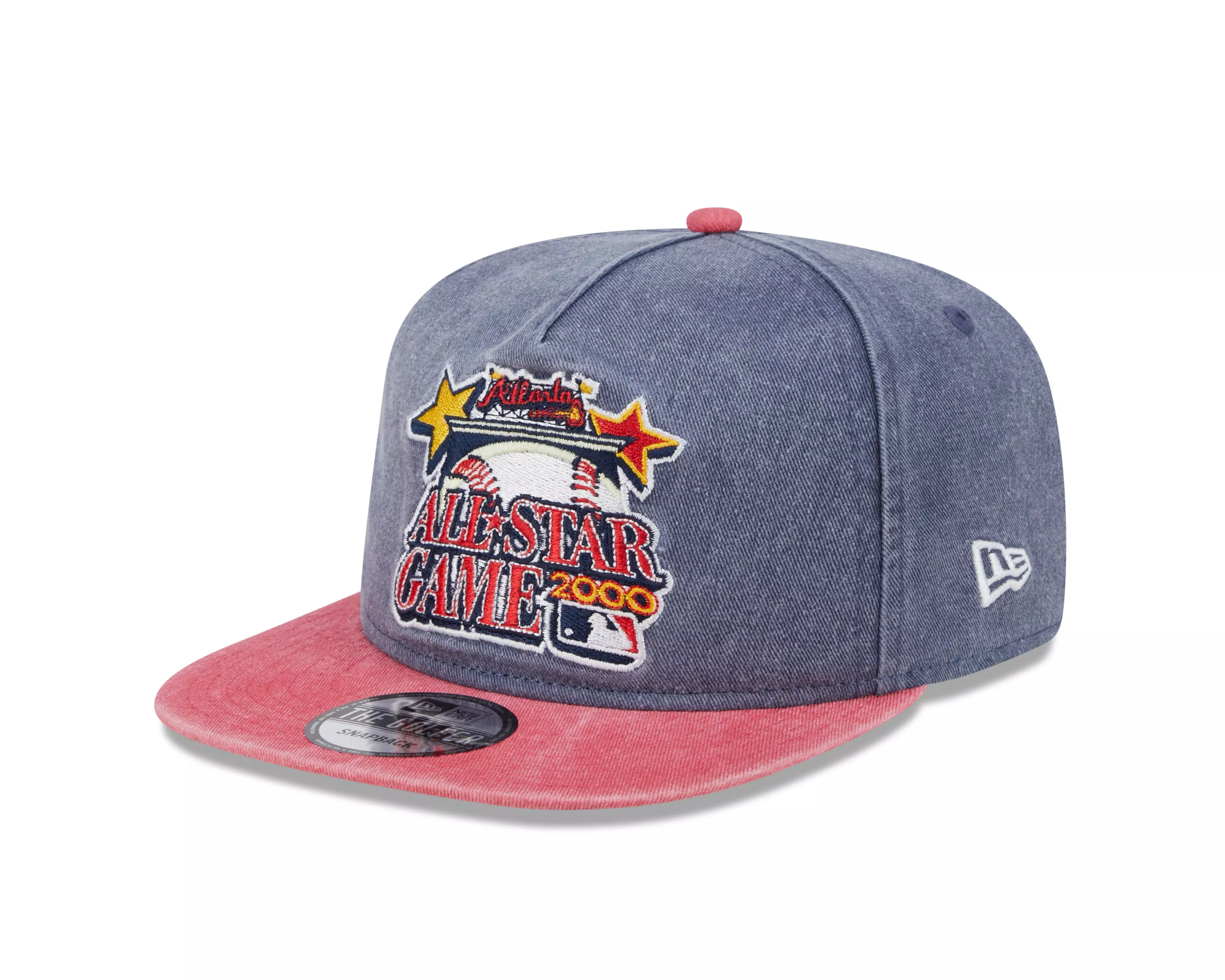 New Era Atlanta Braves Golfer MLB Pigment Dyed Snapback - NAVY
