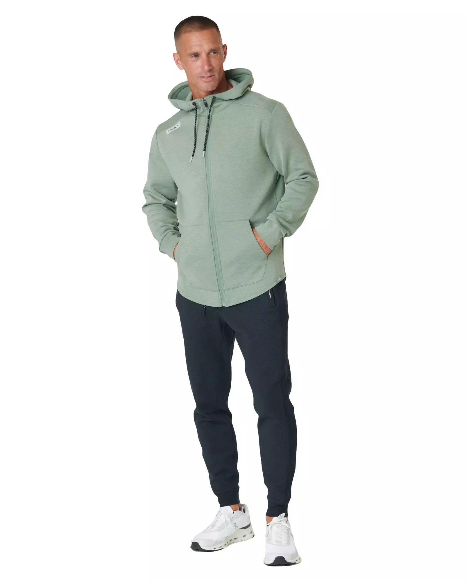 Legends Men's Hawthorne Full Zip Hoodie - Seafoam - SEAFOAM