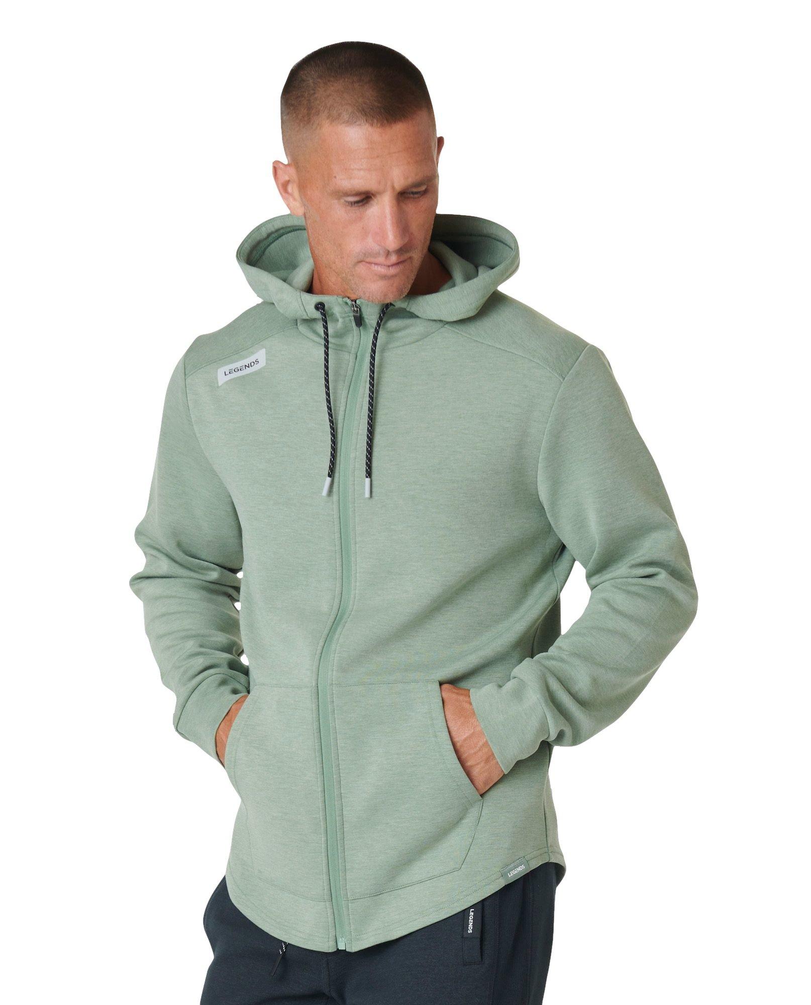Legends Men's Hawthorne Full Zip Hoodie - Seafoam - SEAFOAM Thumbnail View 4