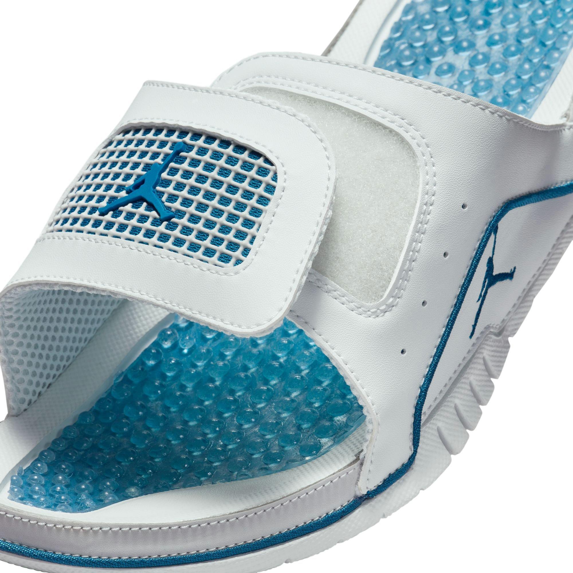 Jordan Hydro Retro 4 Men's "Off White/Industrial Blue/Neutral Grey" Slide