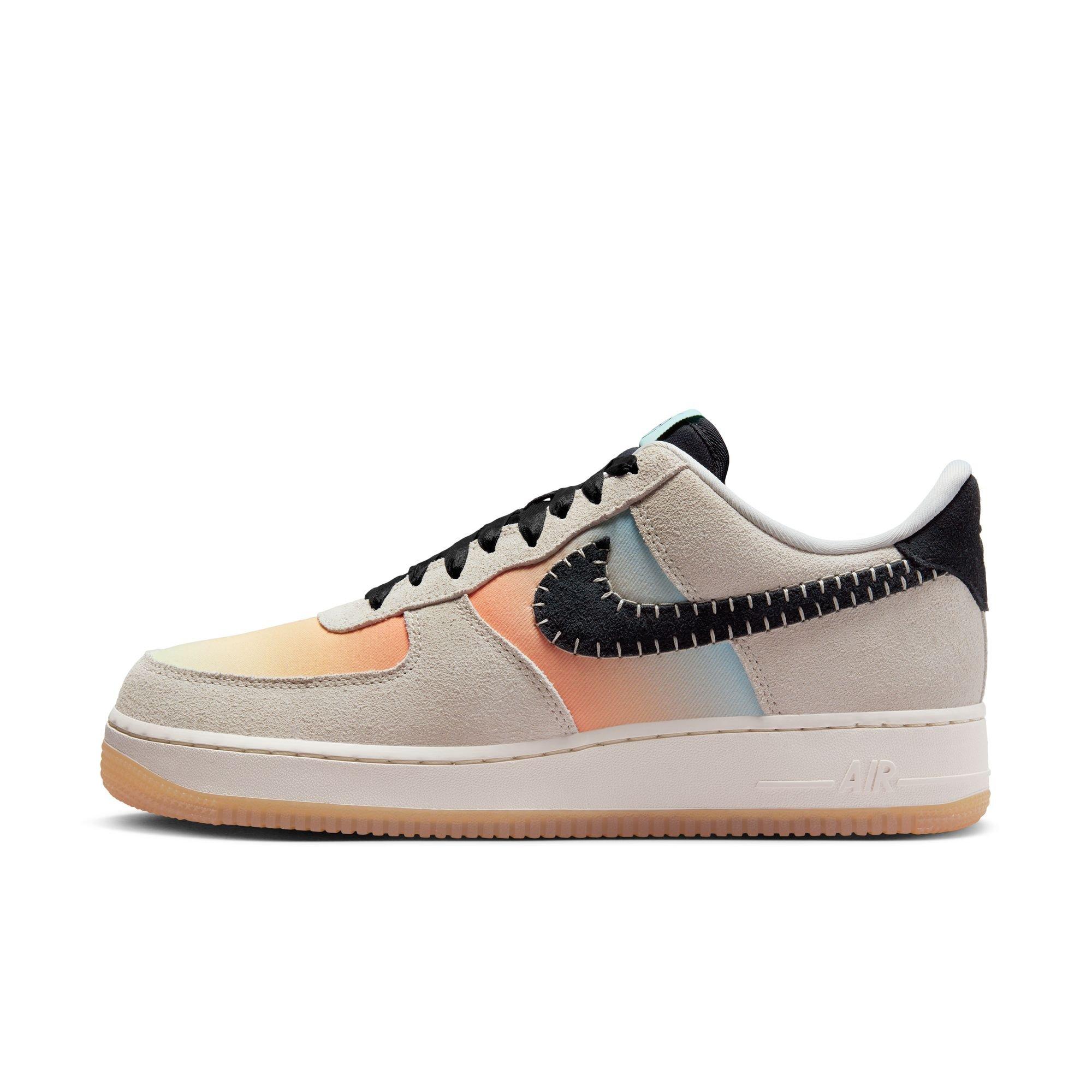 Nike Air Force 1 '07 N7 "Light Bone" Unisex Shoe - LIGHT BONE/BLACK/CITRON TINT Thumbnail View 6