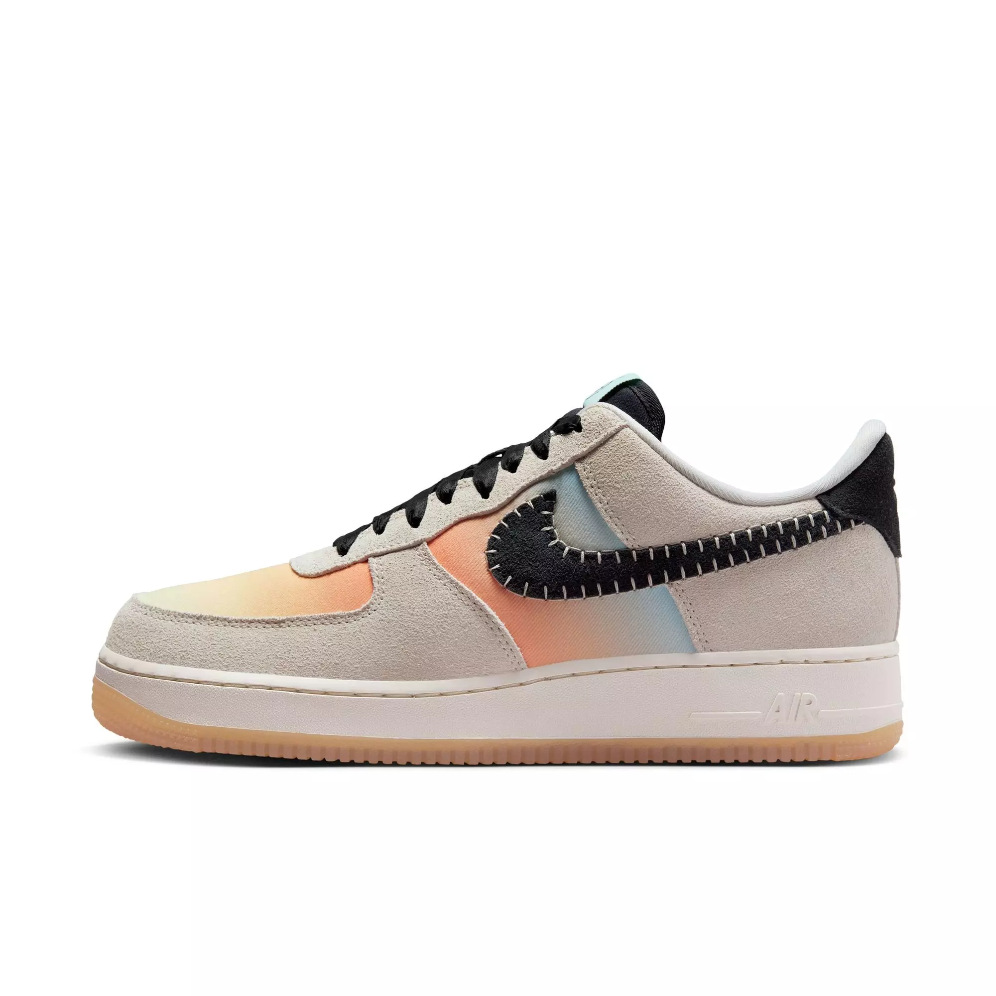 Nike Air Force 1 '07 N7 "Light Bone" Unisex Shoe - LIGHT BONE/BLACK/CITRON TINT