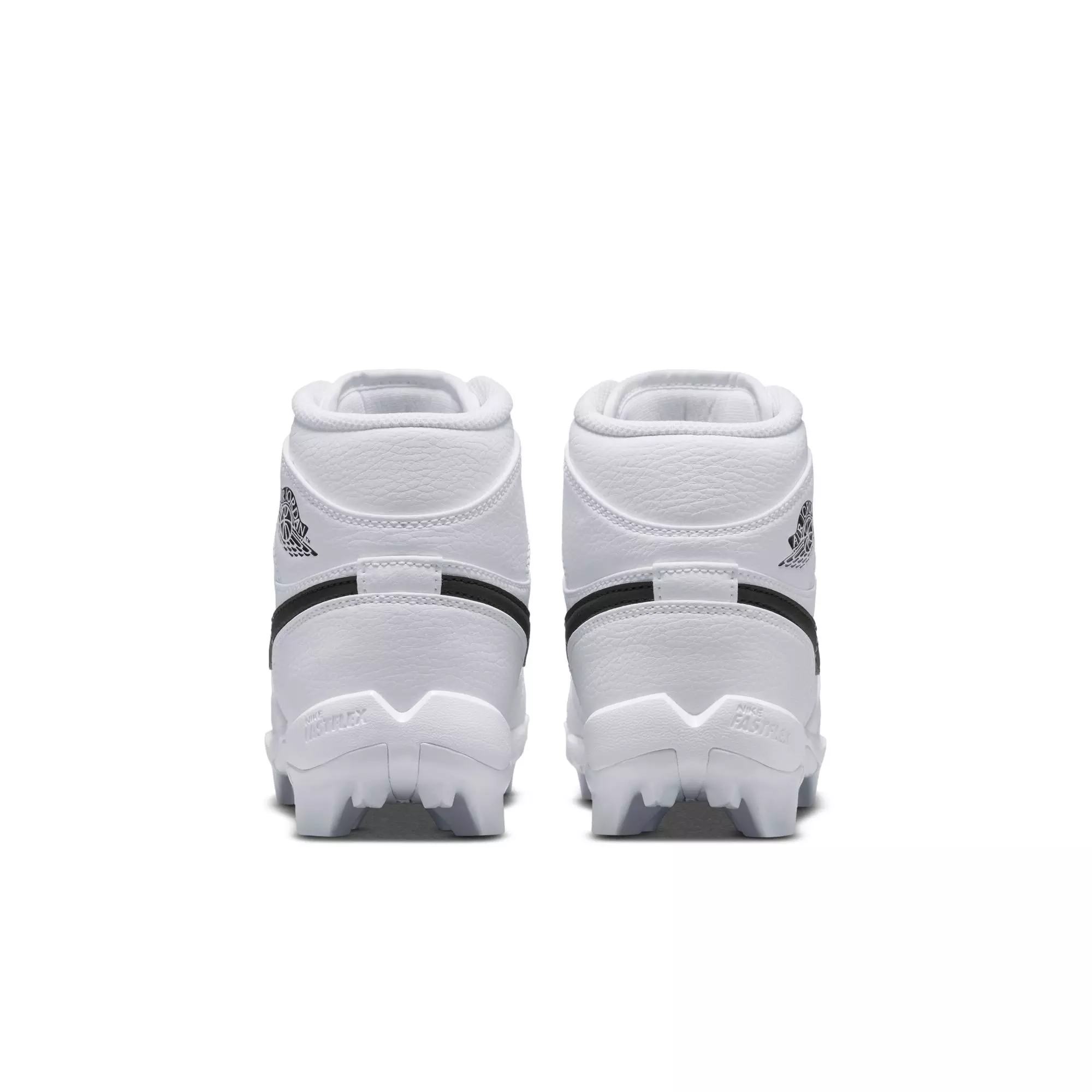 Jordan 1 Mid "White/Black" Grade School Boys' Multisport Cleat - WHITE/BLACK