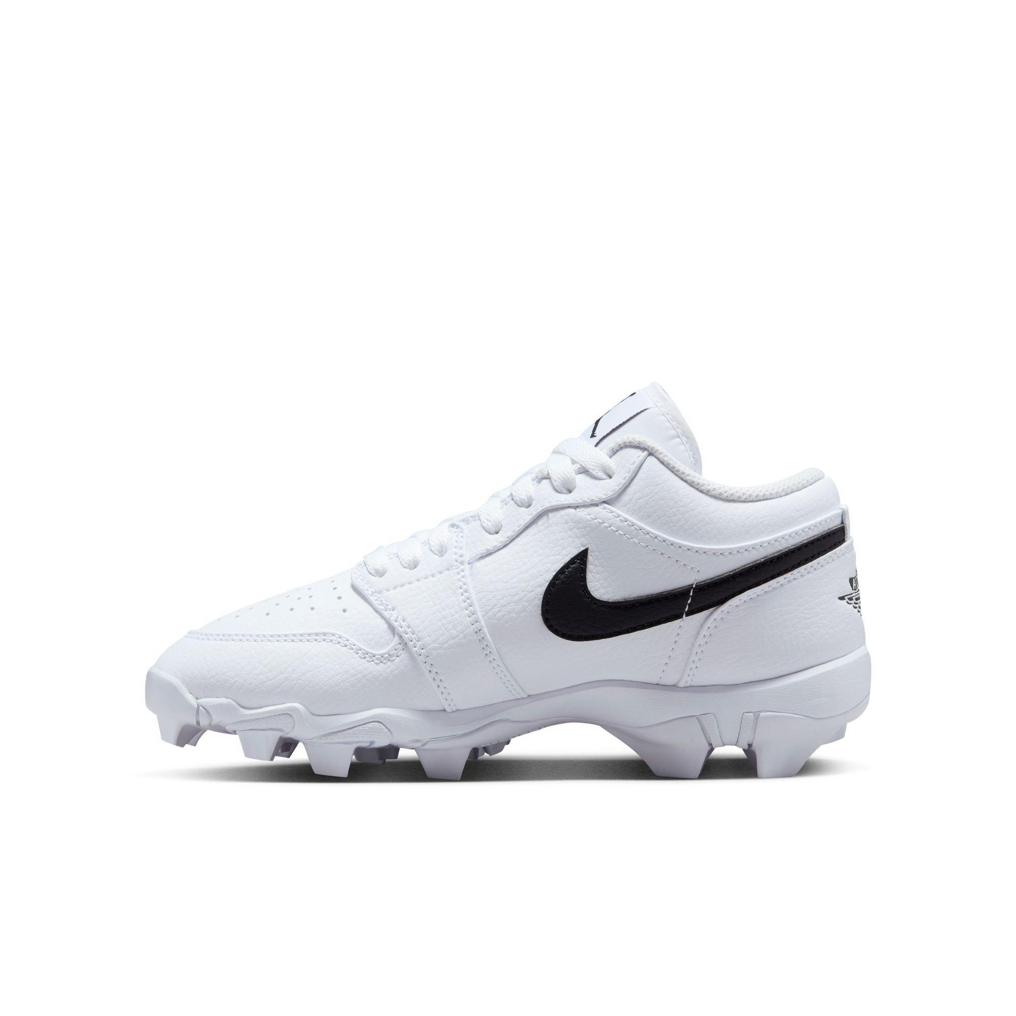 Jordan 1 Low  Grade School Boys' "White/Black" Multisport Cleat
