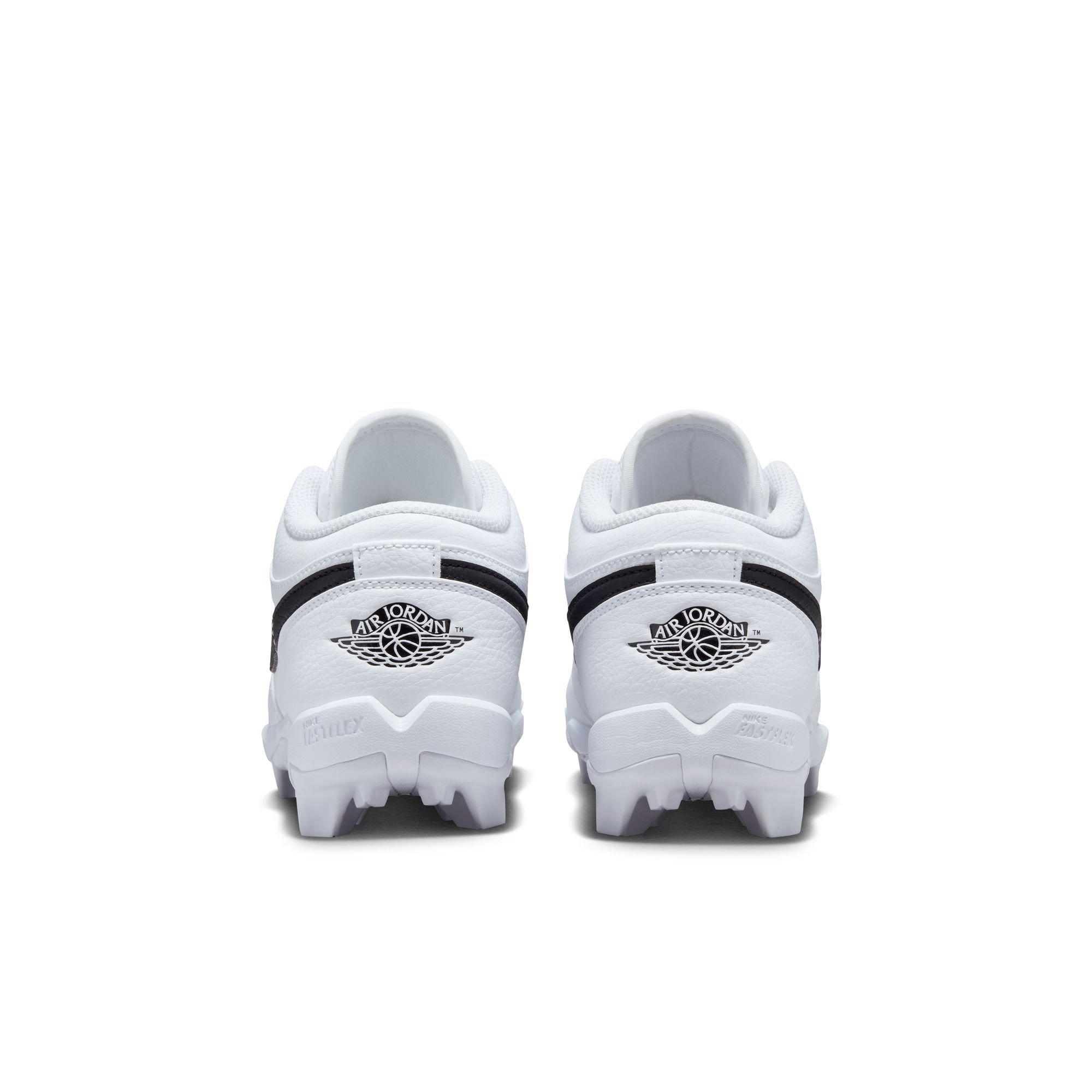 Jordan 1 Low  Grade School Boys' "White/Black" Multisport Cleat