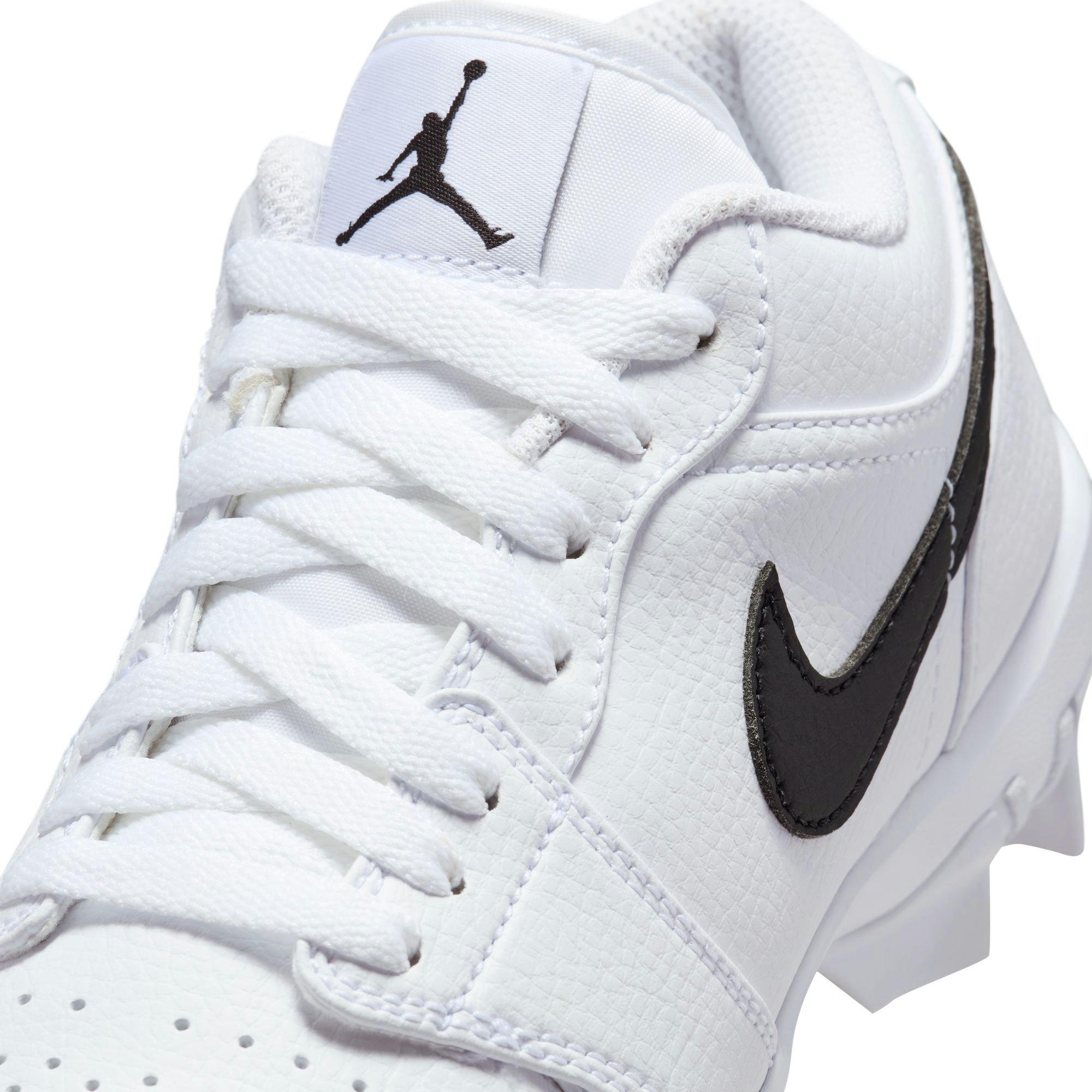 Jordan 1 Low  Grade School Boys' "White/Black" Multisport Cleat