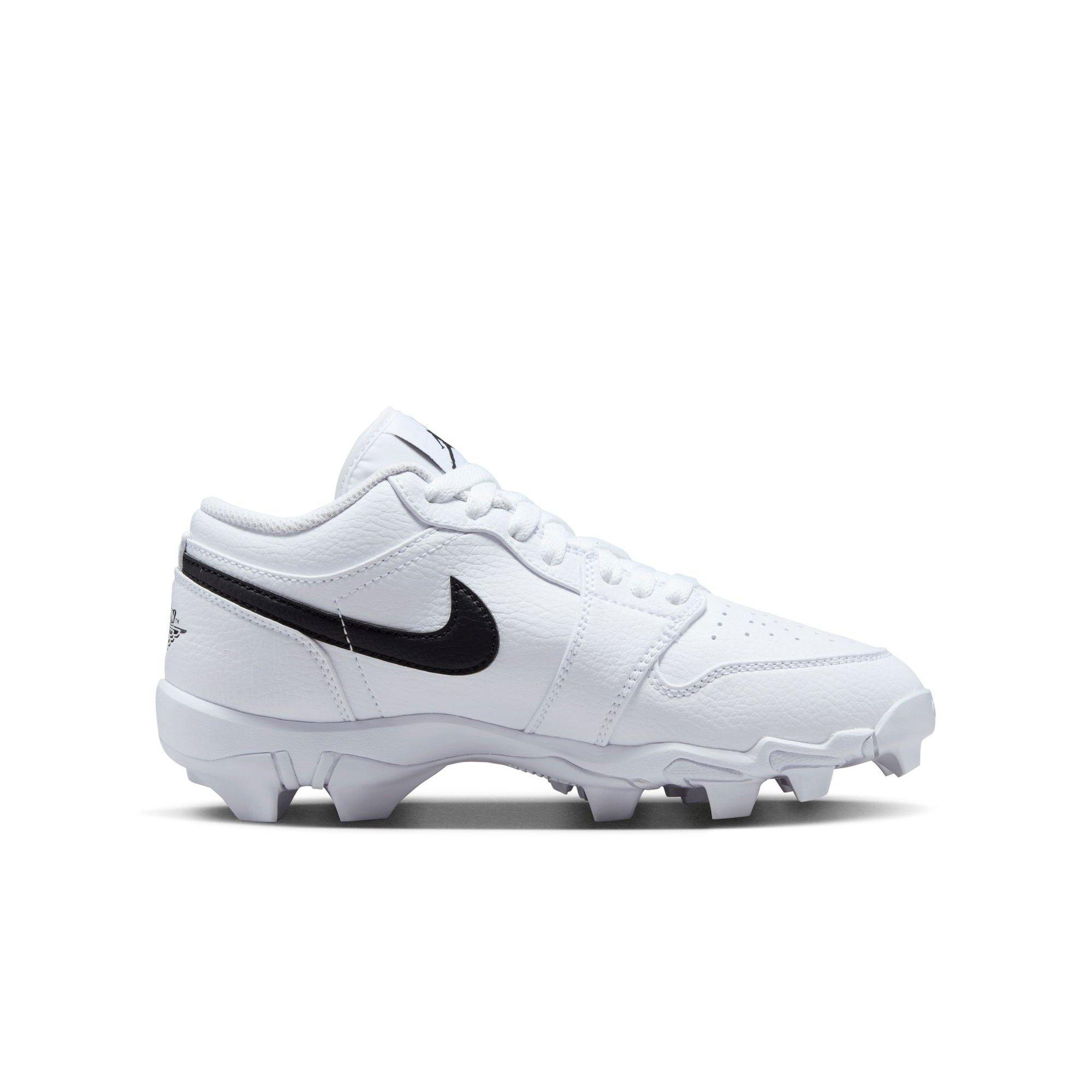 Jordan 1 Low  Grade School Boys' "White/Black" Multisport Cleat