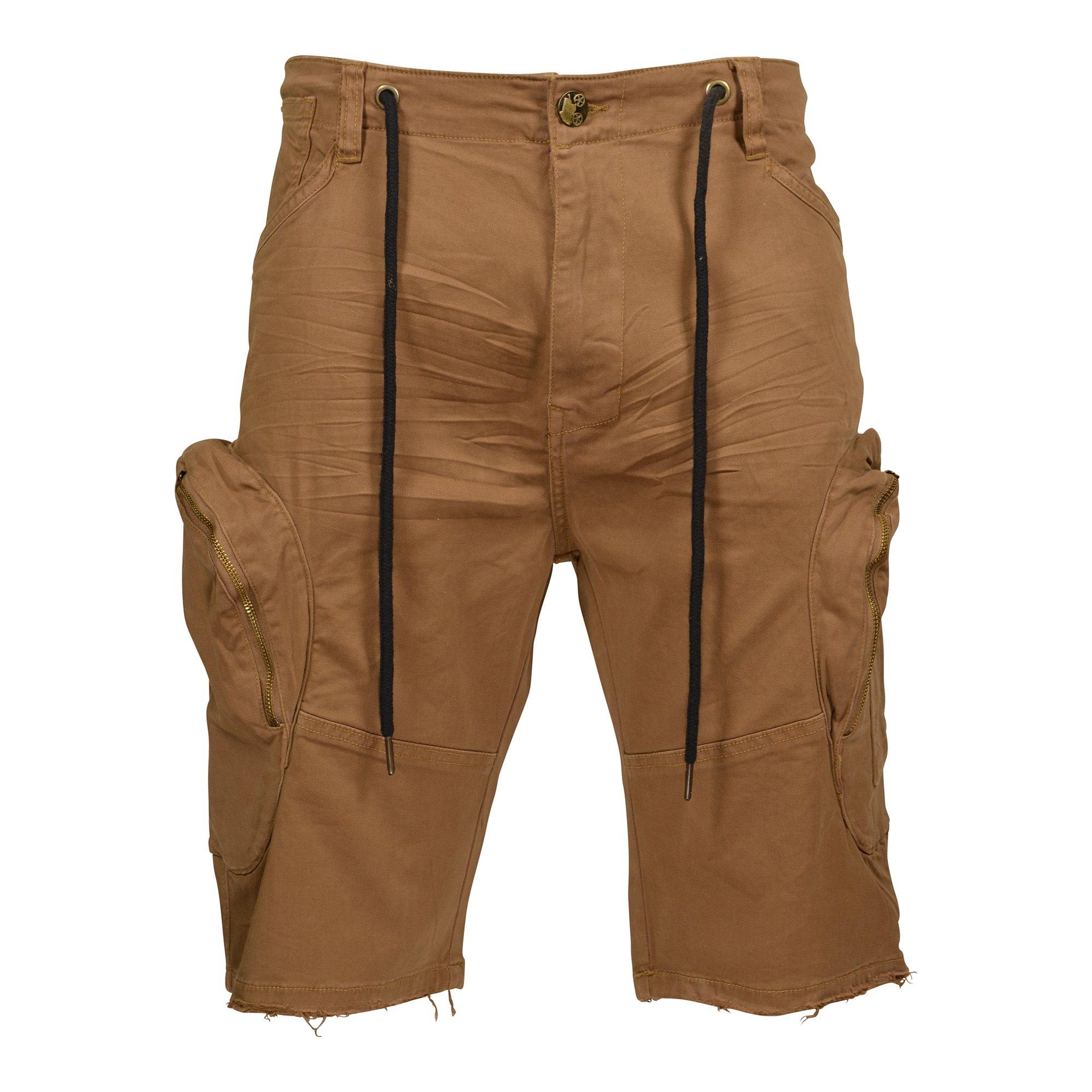 Grindhouse Men's Khaki Cargo Shorts - Desert Sand - BROWN