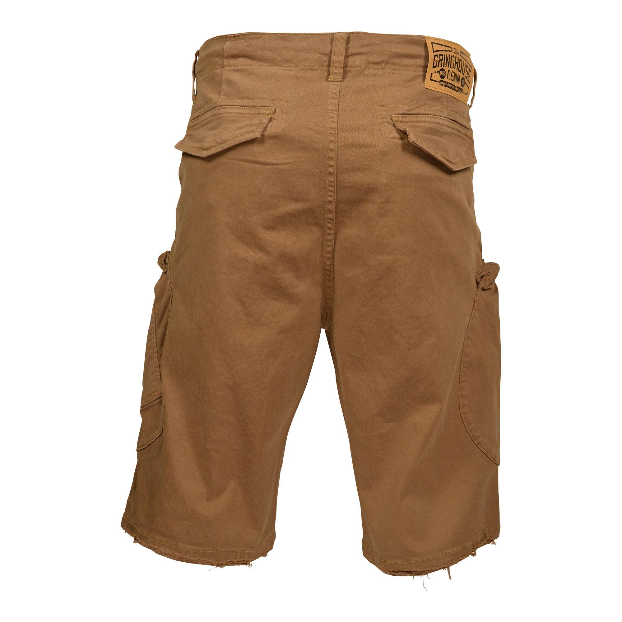 Grindhouse Khaki Cargo Men's Desert Sand Shorts