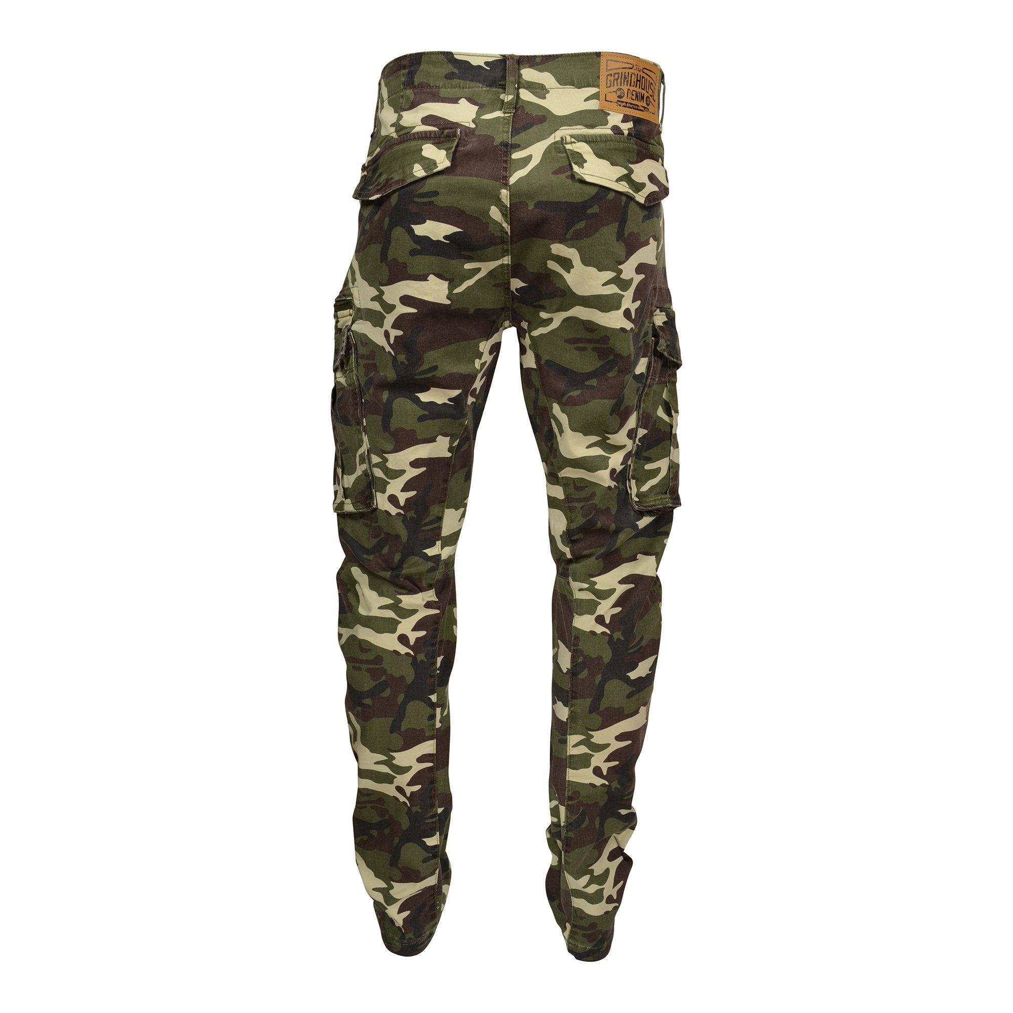 Grindhouse Camo Washed Twill Multi Pocket Men's Pants