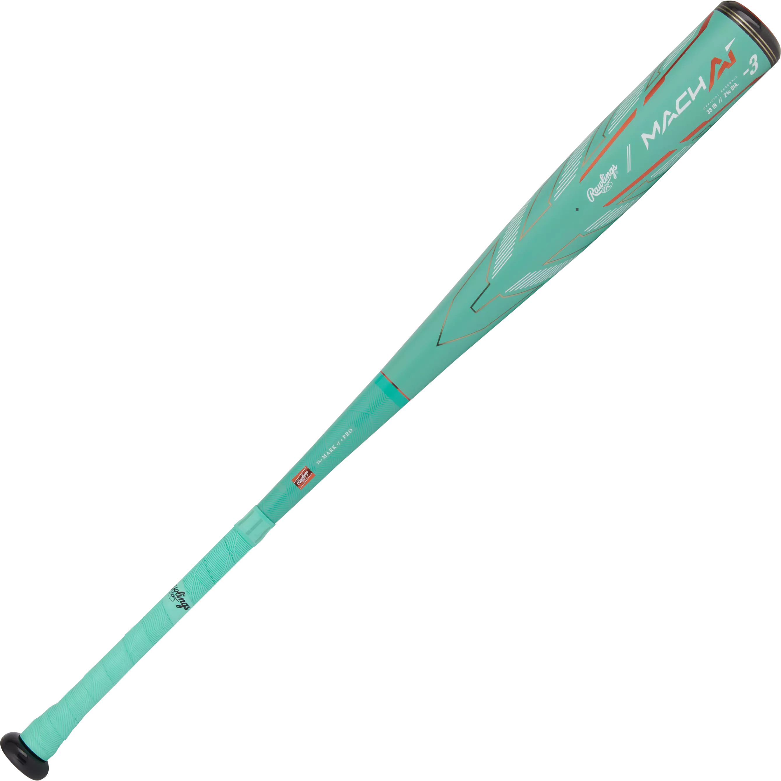 Rawlings Mach AI BBCOR Baseball Bat (-3) 2023 - GREEN