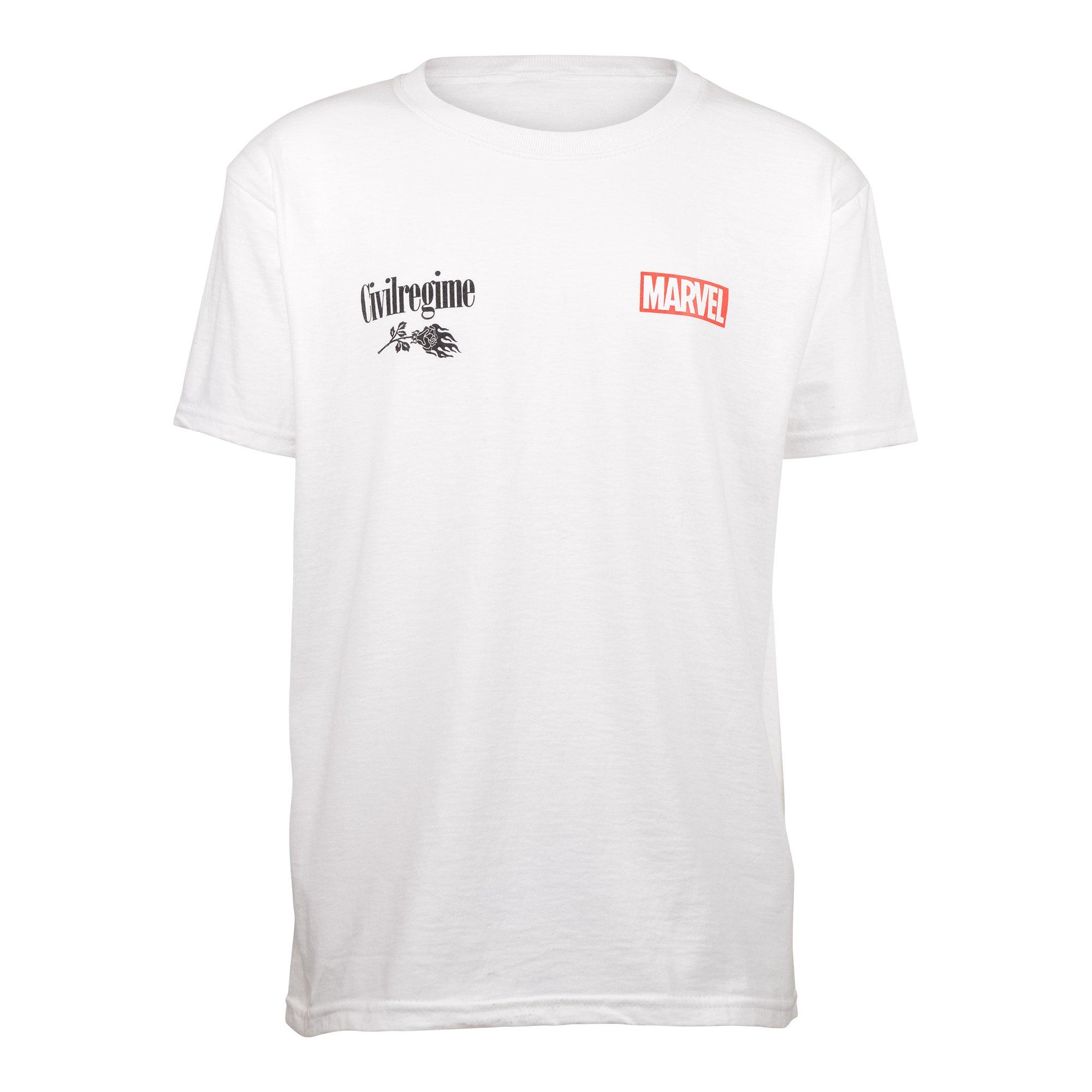 Civil Regime Big Boys' Spider Vs Venom Tee - WHITE Thumbnail View 1