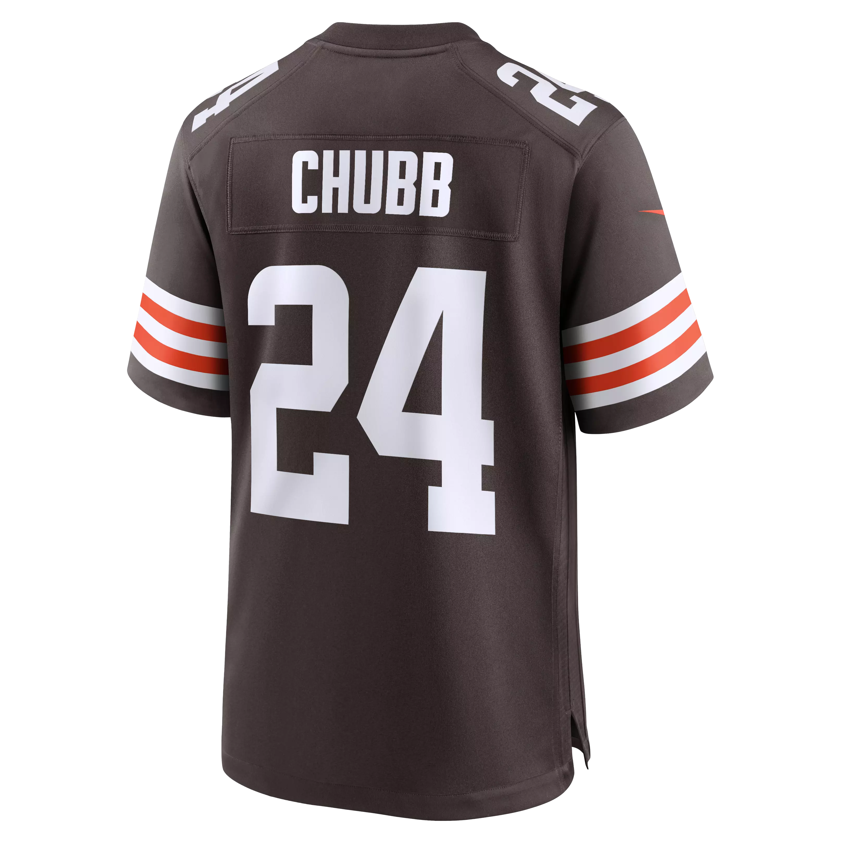 Nike Men's Cleveland Browns Nick Chubb Game Home Jersey-Brown - BROWN