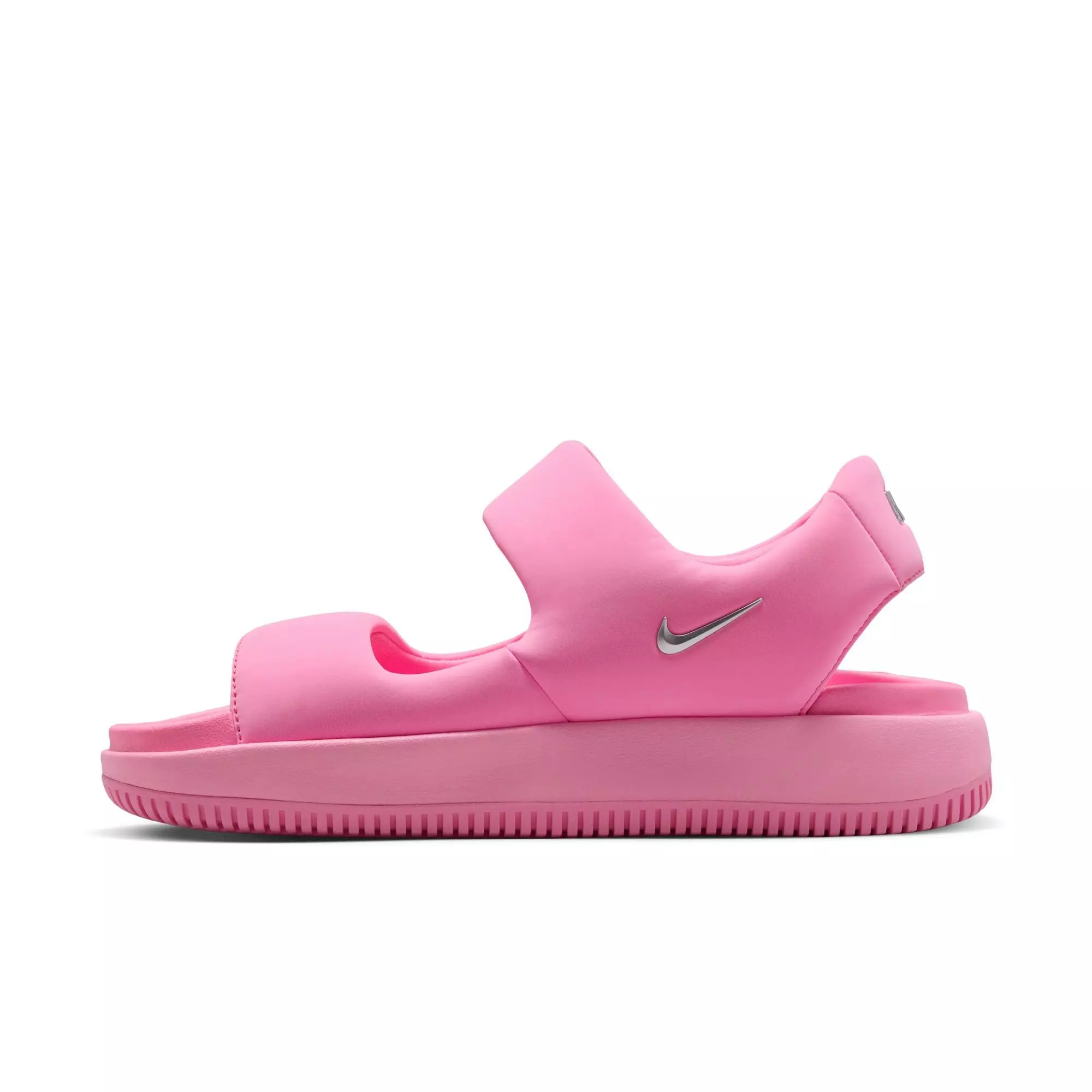 Nike Calm "Hyper Pink/Metallic Silver" Women's Sandal - PINK