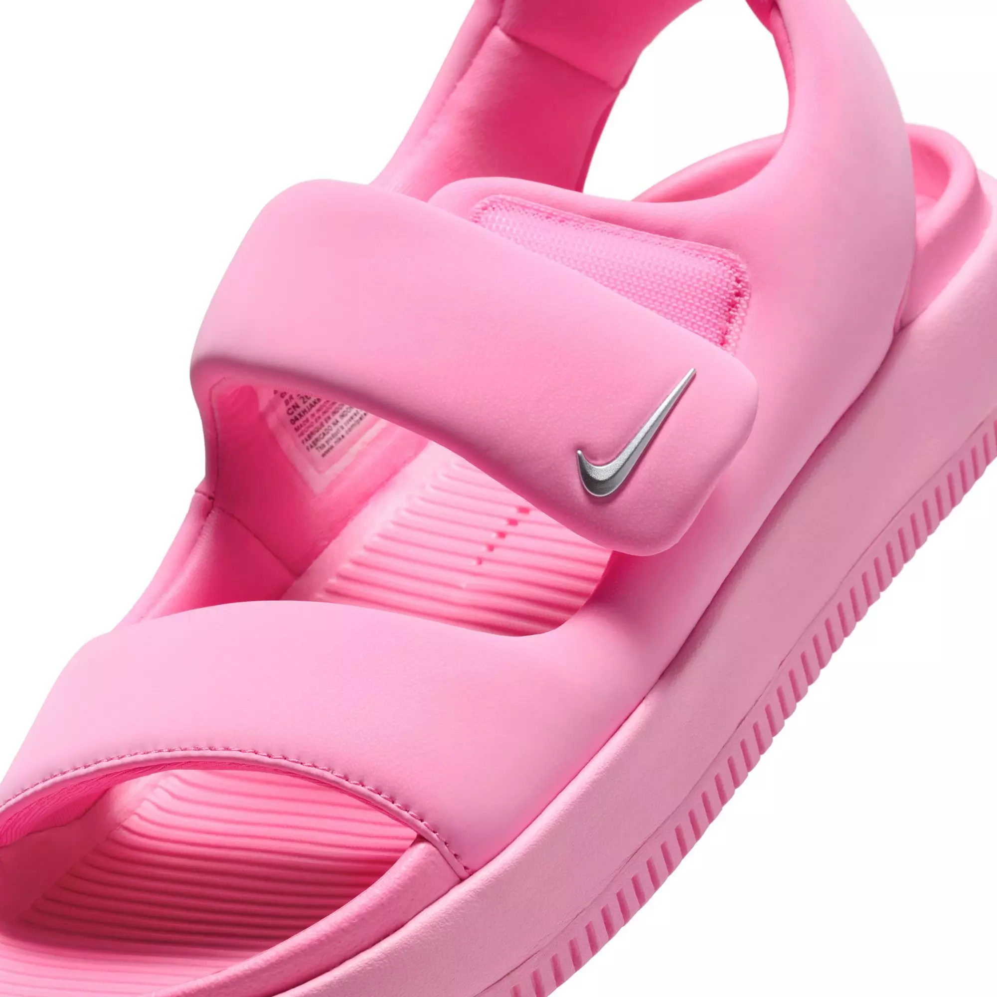 Nike Calm "Hyper Pink/Metallic Silver" Women's Sandal - PINK
