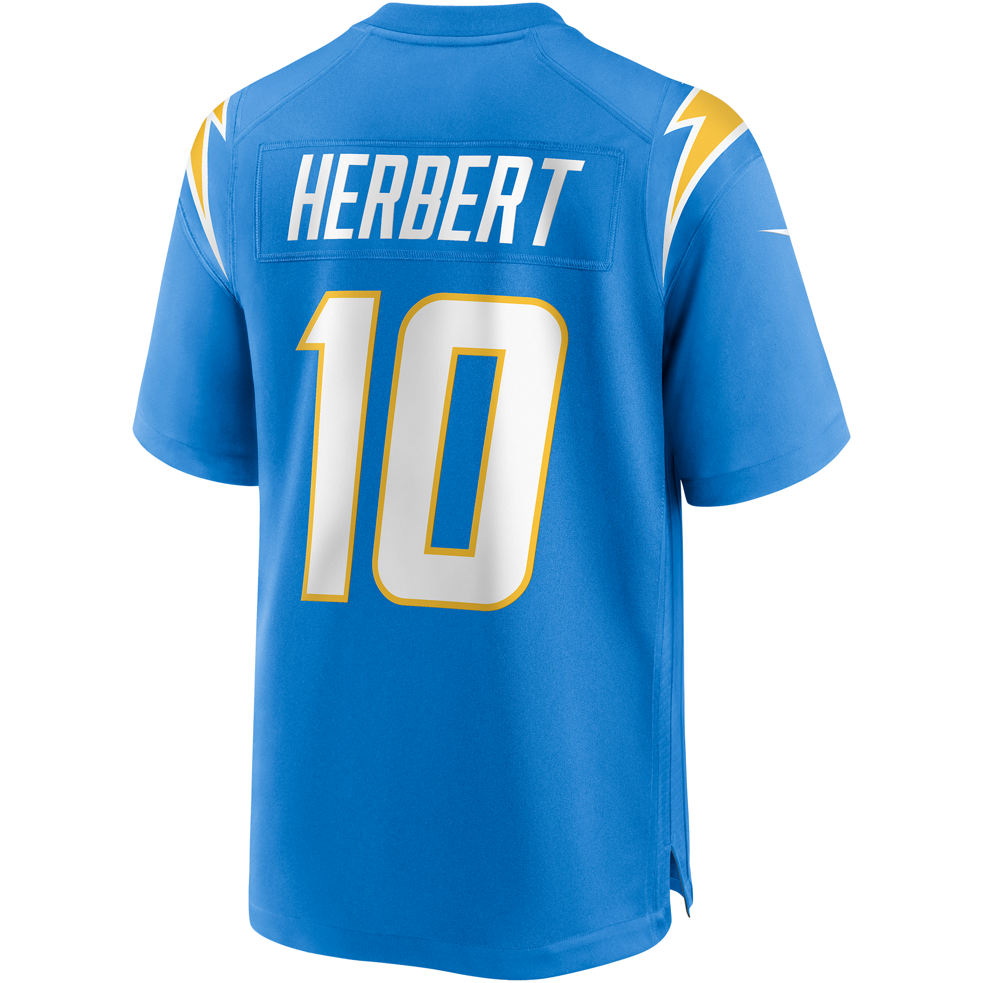 Nike Men's Justin Herbert Los Angeles Chargers Game Jersey - BLUE Thumbnail View 2