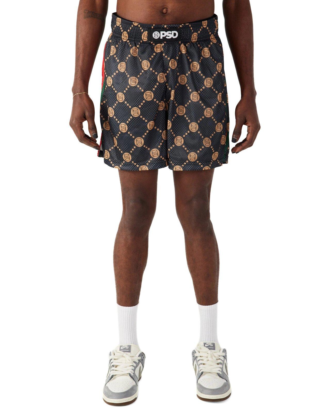 PSD Men's Luxe Emblem Active Shorts - MULTI-COLOR Thumbnail View 1