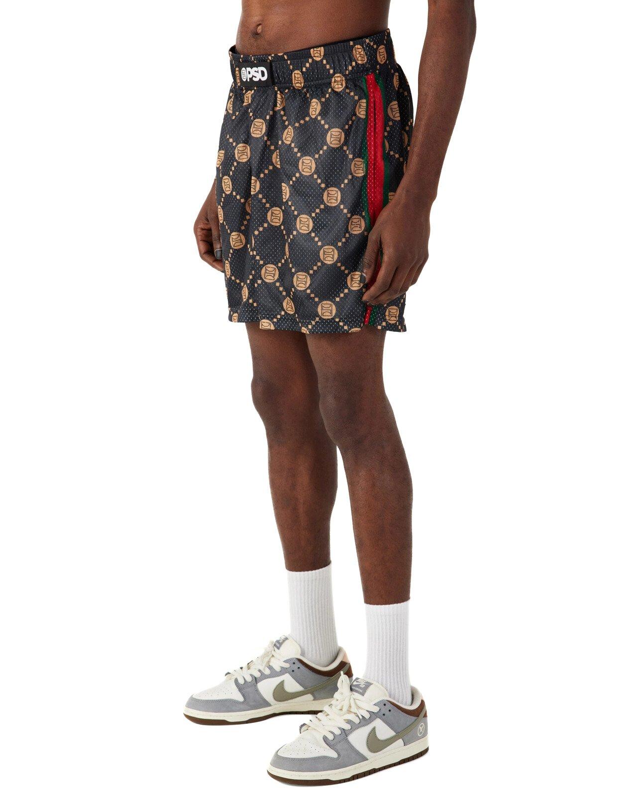 PSD Men's Luxe Emblem Active Shorts - MULTI-COLOR Thumbnail View 3