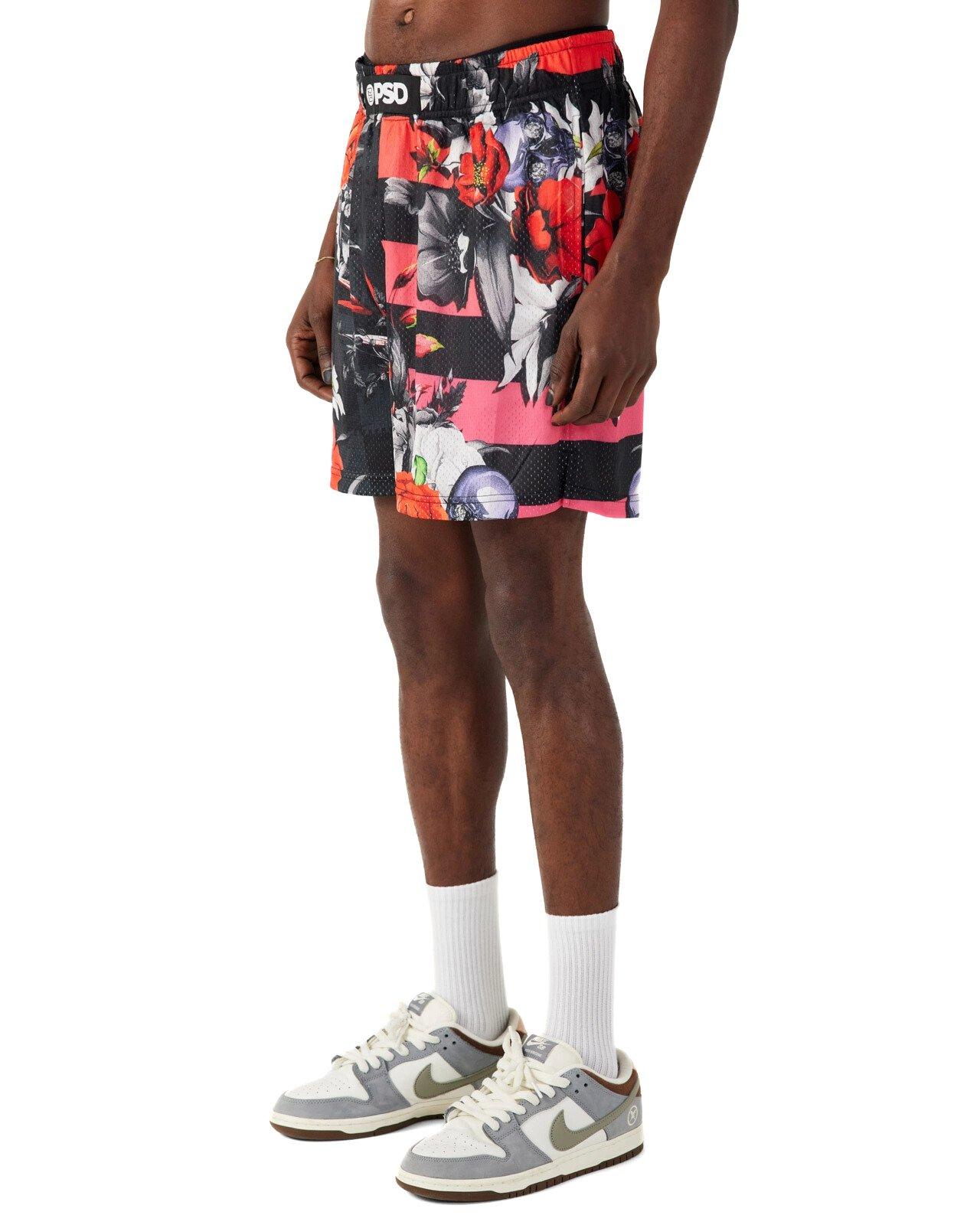 PSD Men's Floral Demise Active Shorts