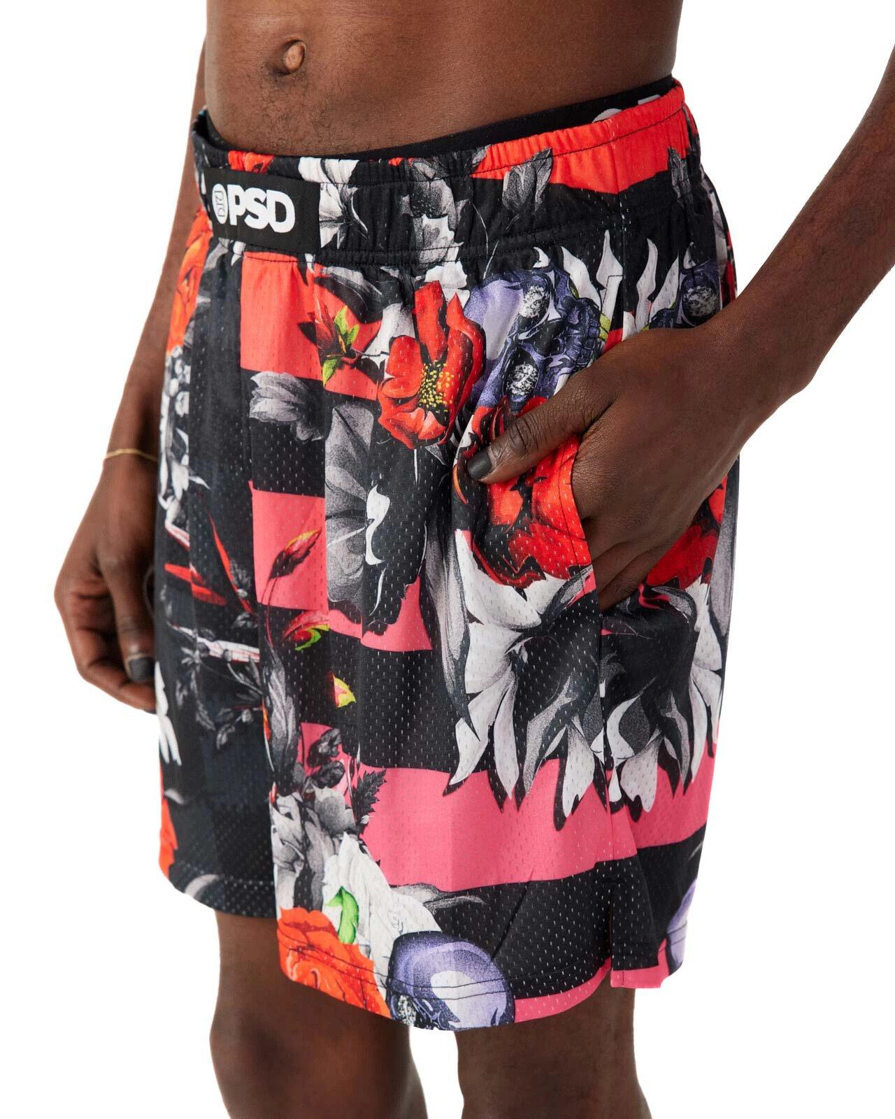 PSD Men's Floral Demise Active Shorts