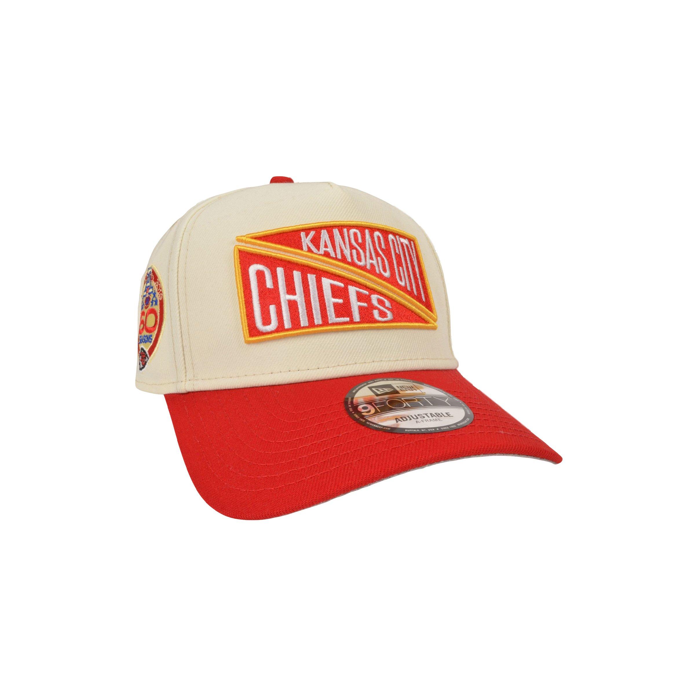 New Era Kansas City Chiefs 9FORTY A-Frame Team Flag Snapback