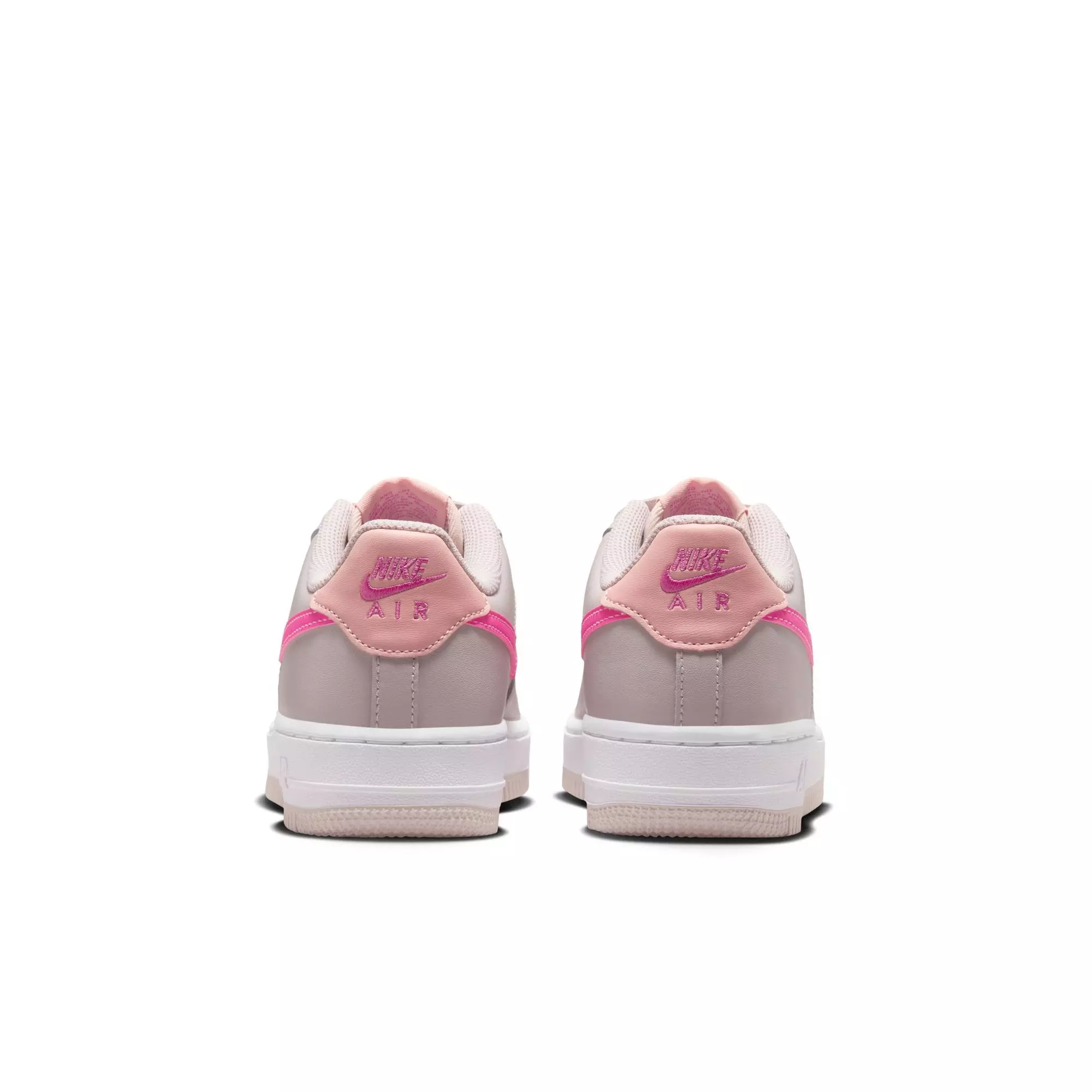 Nike Air Force 1 "Platinum Violet/Pinksicle/Arctic Orange" Grade School Girls' Shoe - WHITE/PURPLE