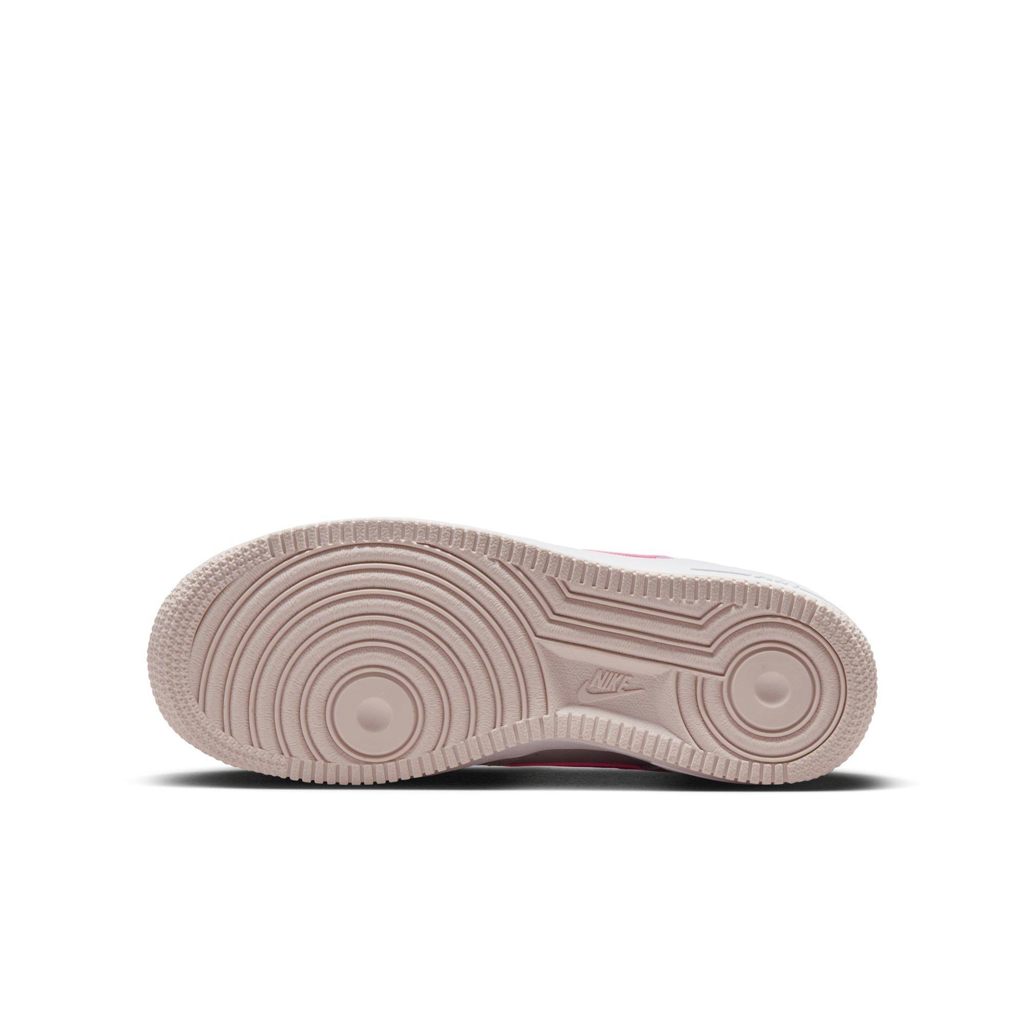 Nike Air Force 1 Grade School Girls' Platinum Violet/Pinksicle/Arctic Orange Shoe