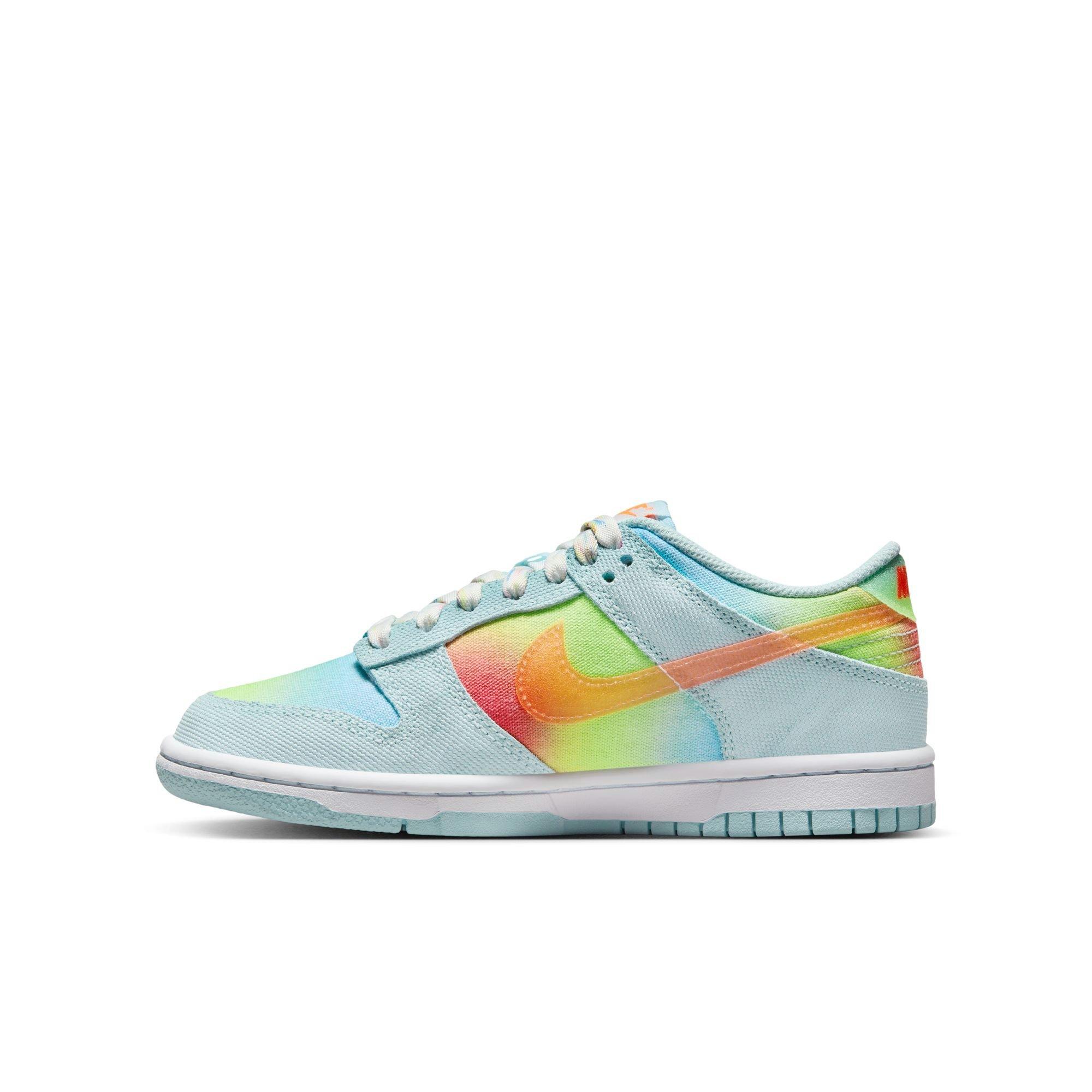 Nike Dunk Low "Cool Drip" Grade School Kids' Shoe - MULTI-COLOR Thumbnail View 4